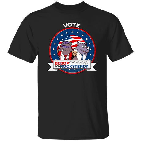 T-Shirts Black / S Vote Bebop and Rocksteady T-Shirt