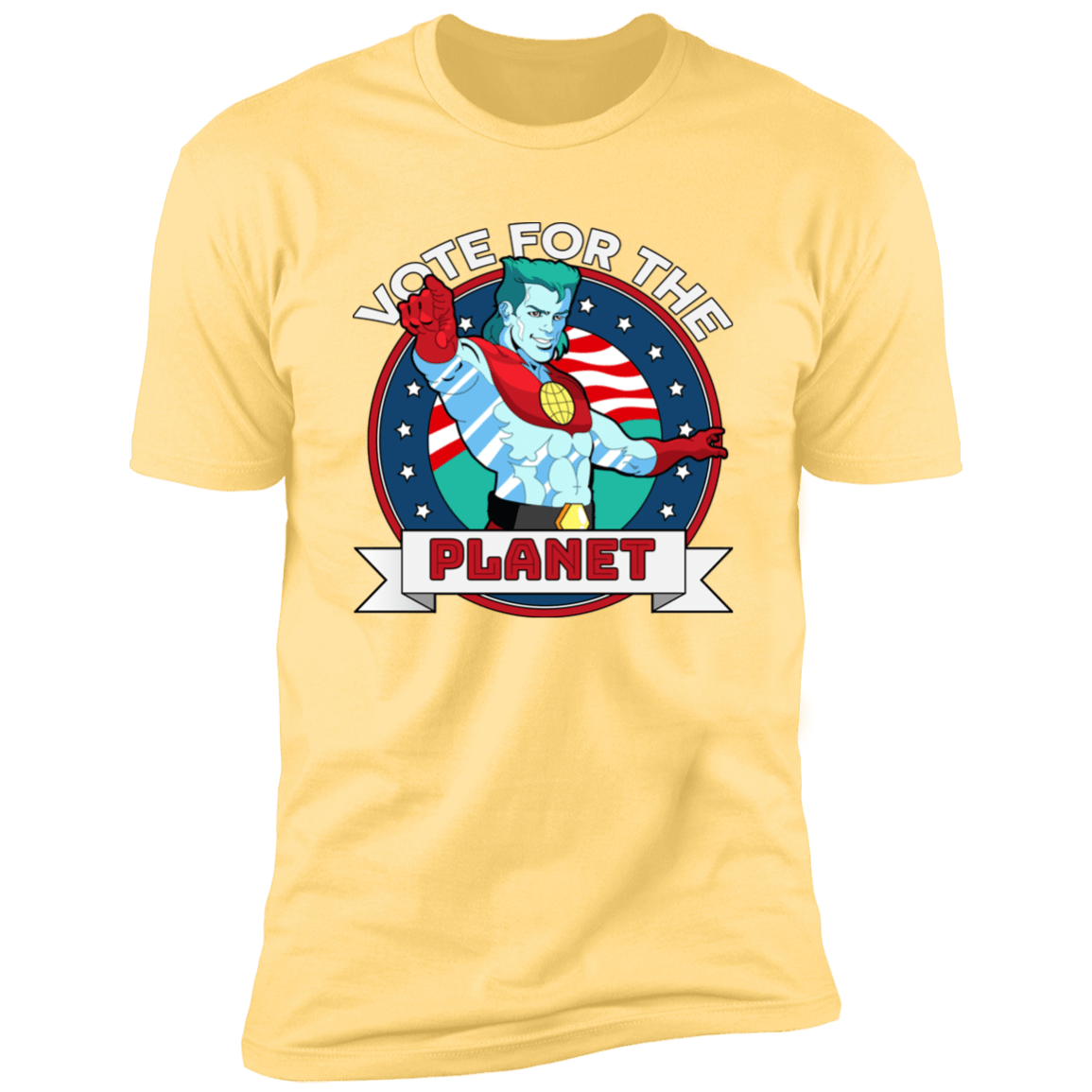 T-Shirts Banana Cream / S Vote For The Planet Men's Premium T-Shirt