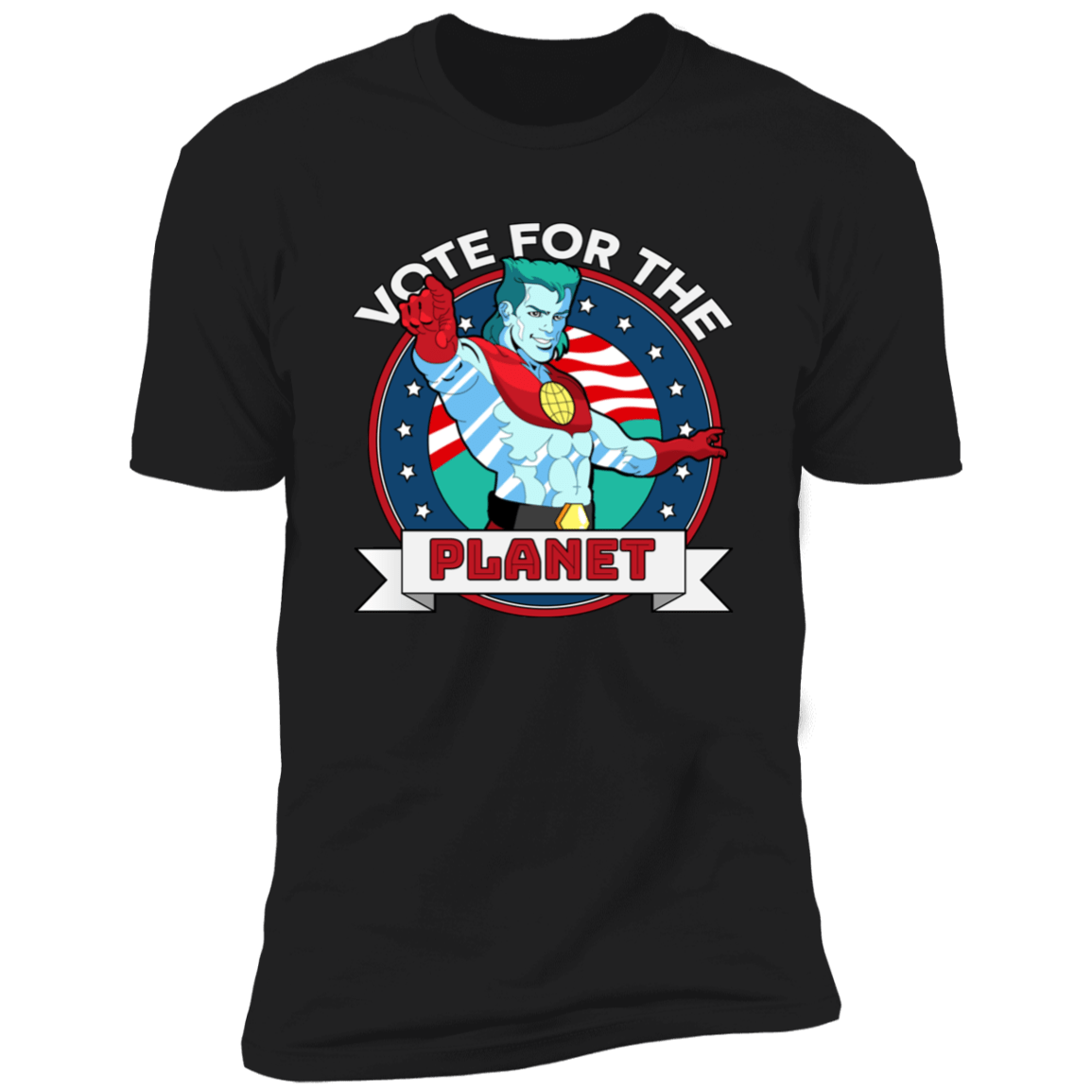 T-Shirts Black / S Vote For The Planet Men's Premium T-Shirt