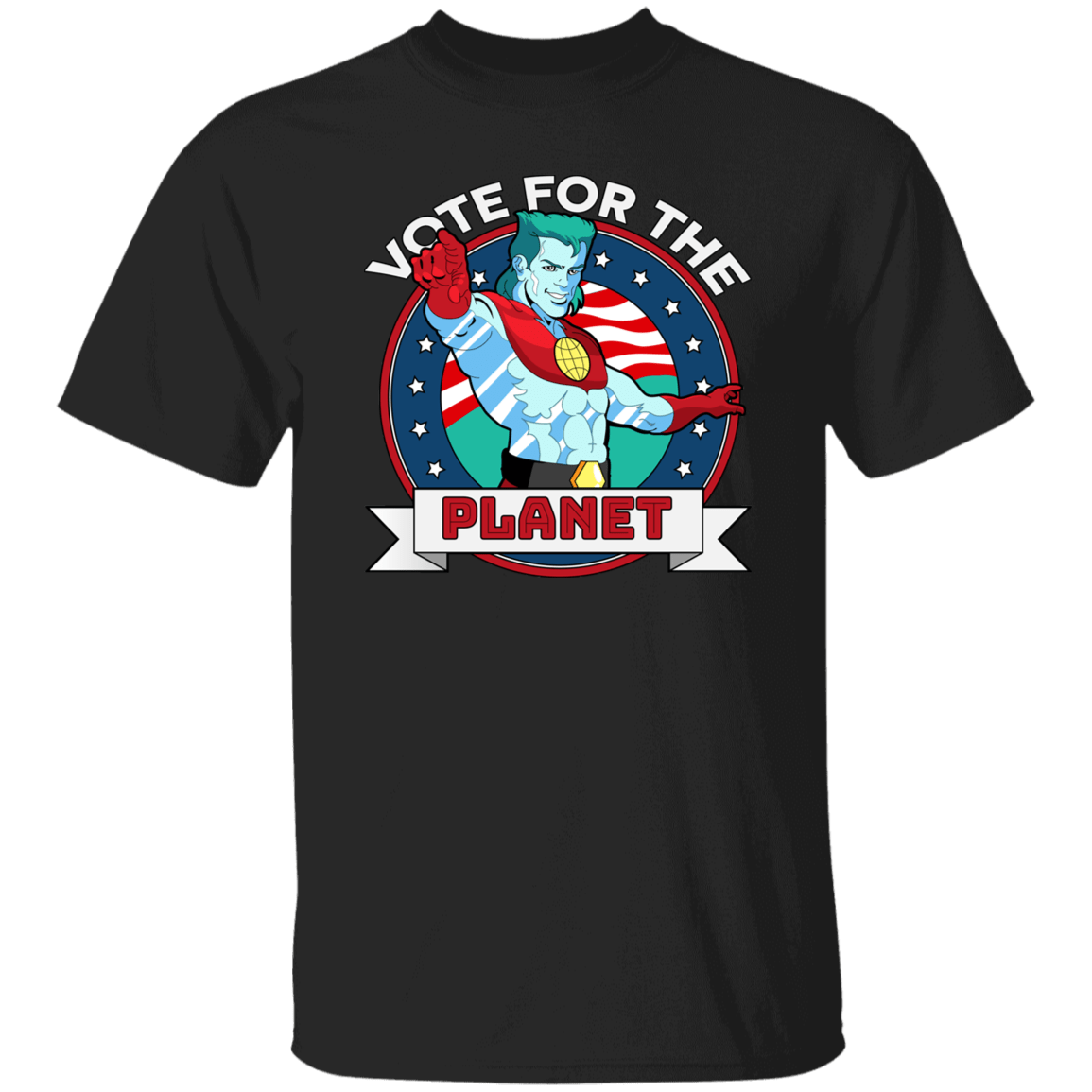T-Shirts Black / S Vote For The Planet T-Shirt