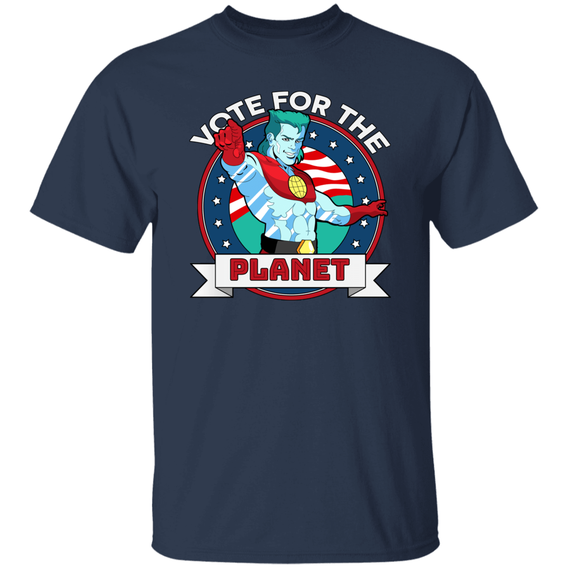T-Shirts Navy / S Vote For The Planet T-Shirt