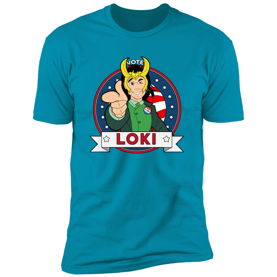 T-Shirts Turquoise / S Vote Loki Men's Premium T-Shirt