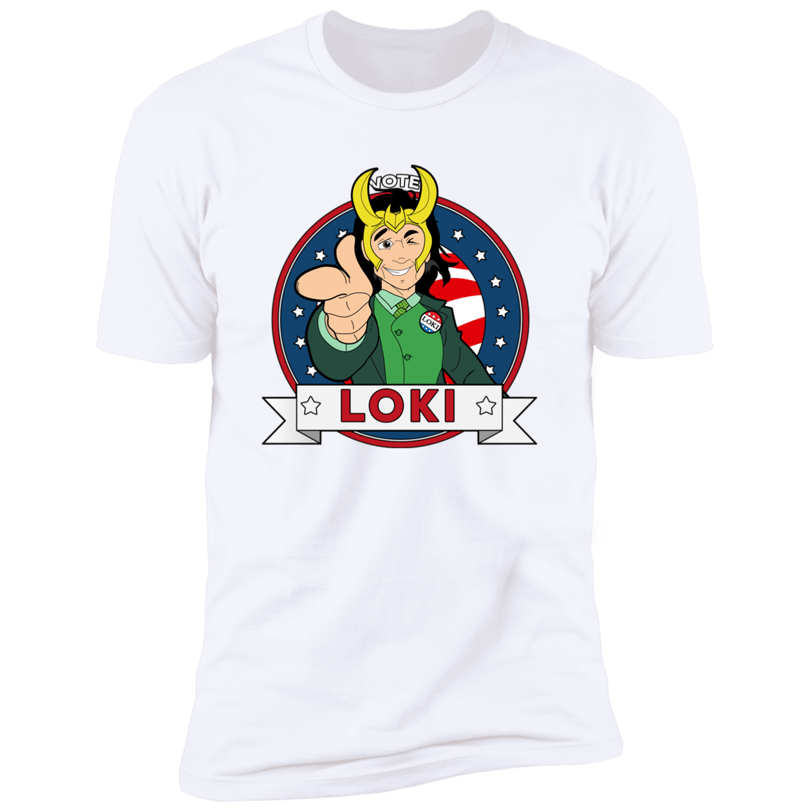 T-Shirts White / S Vote Loki Men's Premium T-Shirt