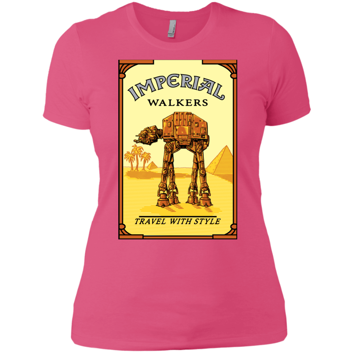 T-Shirts Hot Pink / X-Small Walk Like An Egyptian Women's Premium T-Shirt
