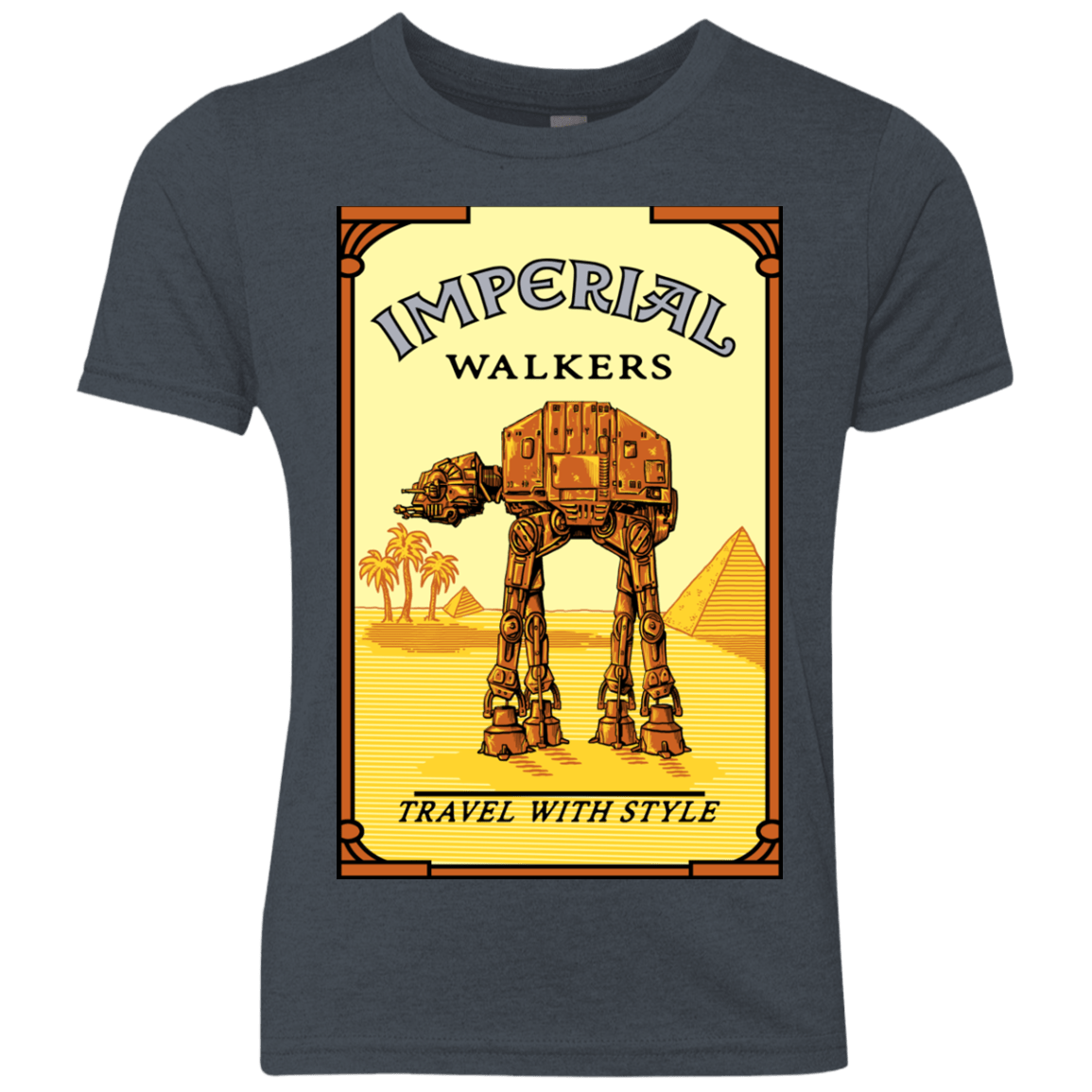 T-Shirts Vintage Navy / YXS Walk Like An Egyptian Youth Triblend T-Shirt
