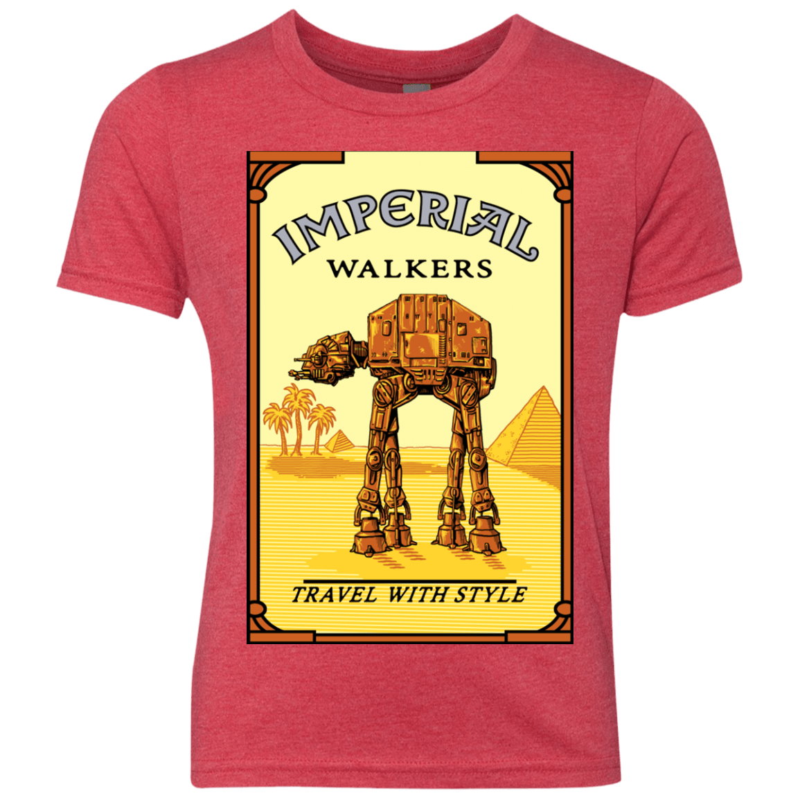 T-Shirts Vintage Red / YXS Walk Like An Egyptian Youth Triblend T-Shirt