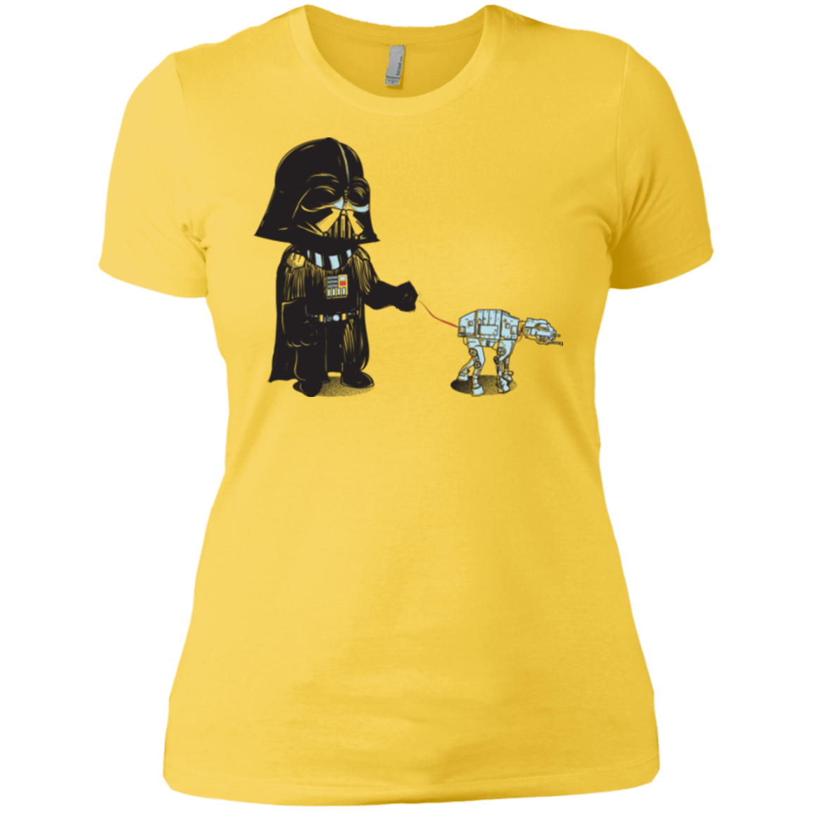 T-Shirts Vibrant Yellow / X-Small Walking the Robot Women's Premium T-Shirt