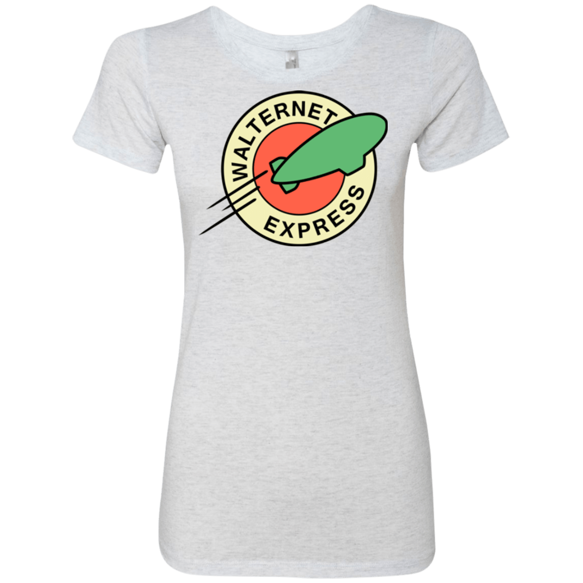 T-Shirts Heather White / Small Walternet Express Women's Triblend T-Shirt