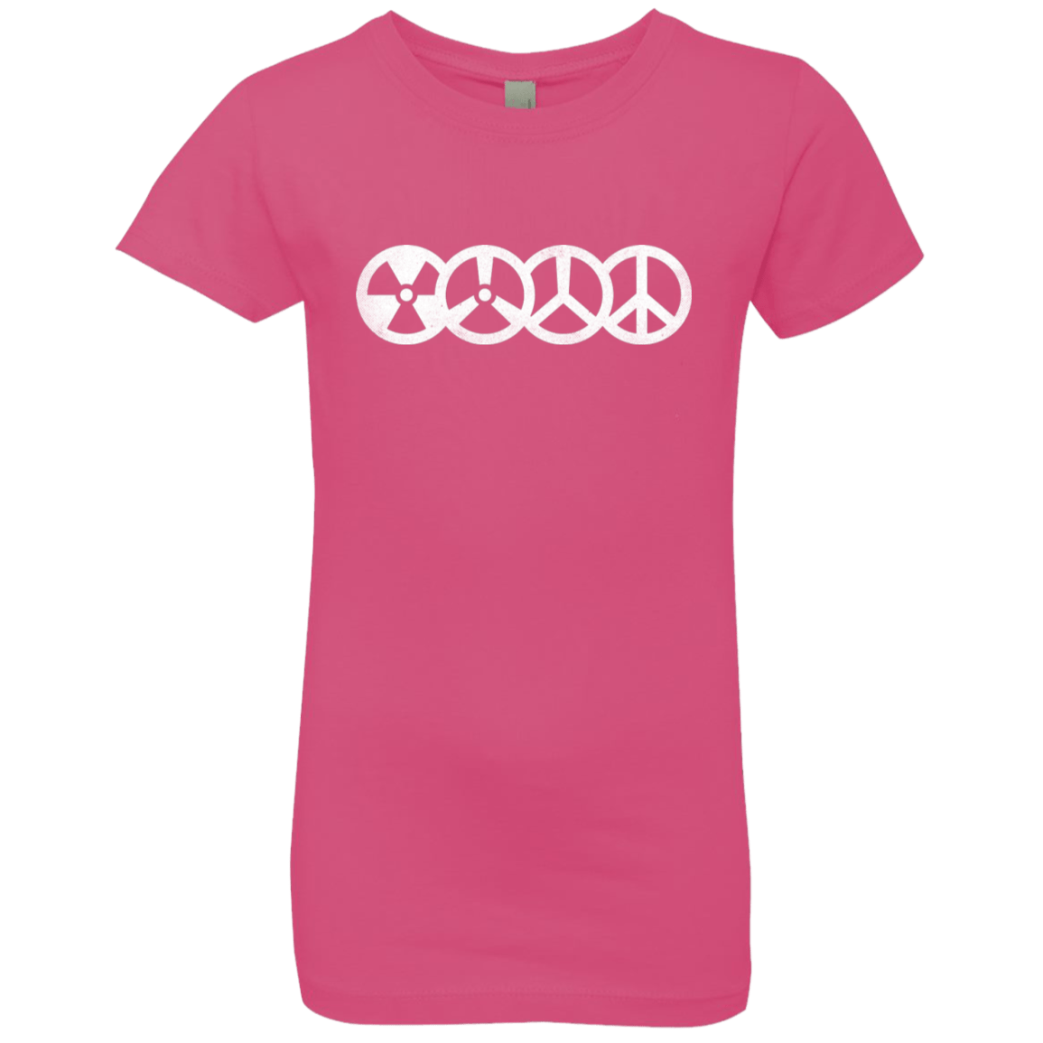 T-Shirts Hot Pink / YXS War and Peace Girls Premium T-Shirt