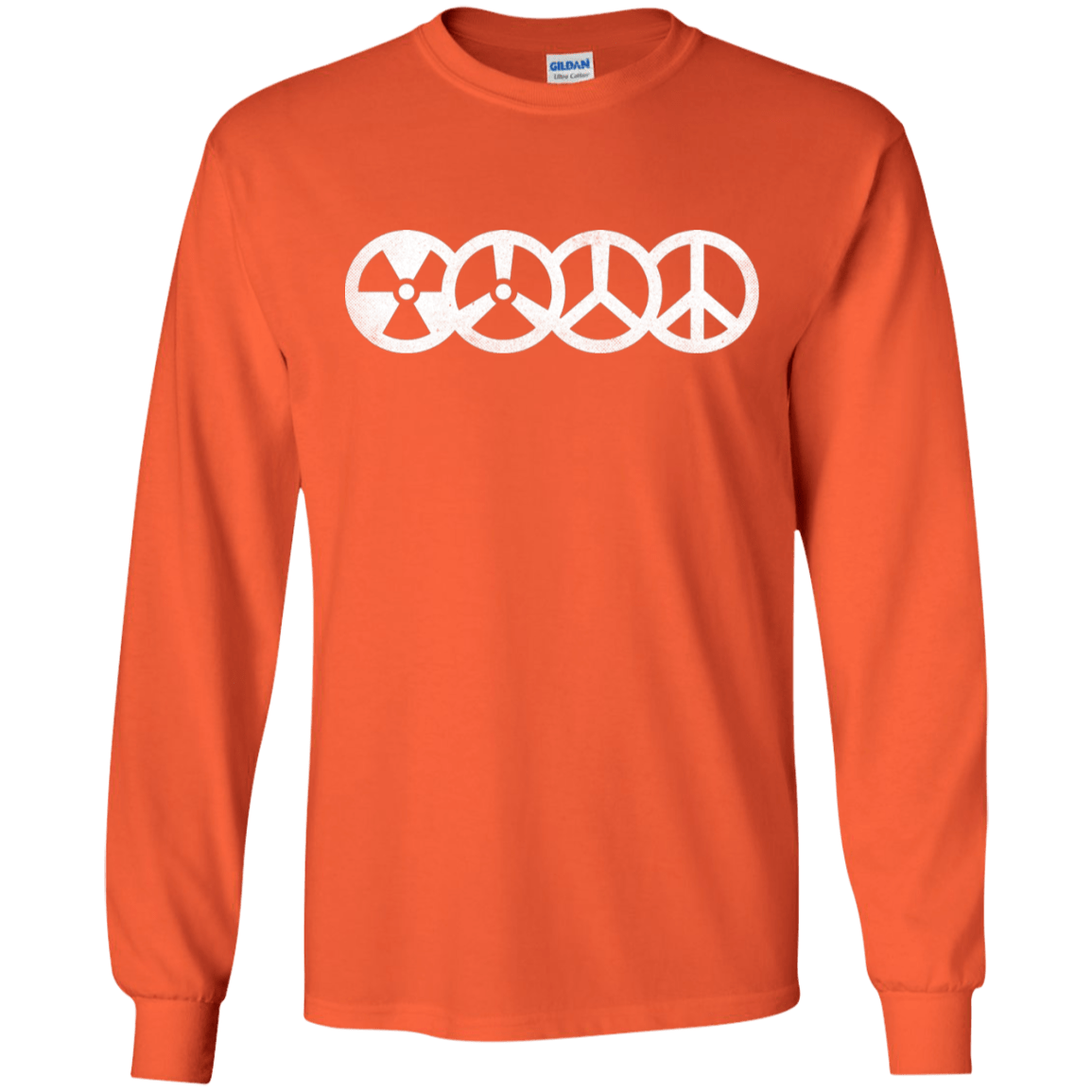 T-Shirts Orange / S War and Peace Men's Long Sleeve T-Shirt