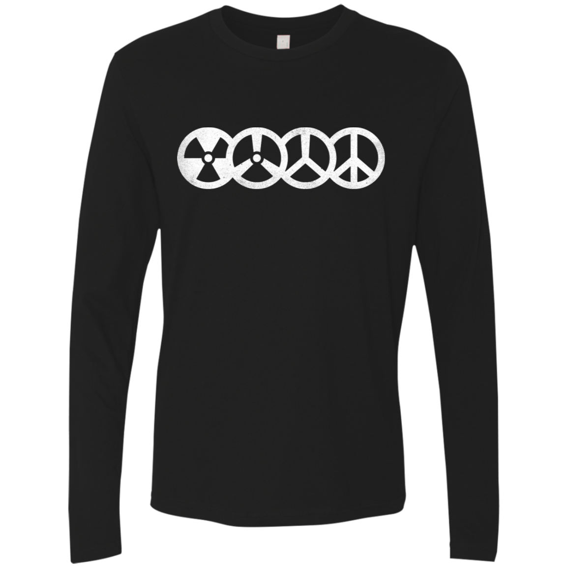 T-Shirts Black / S War and Peace Men's Premium Long Sleeve