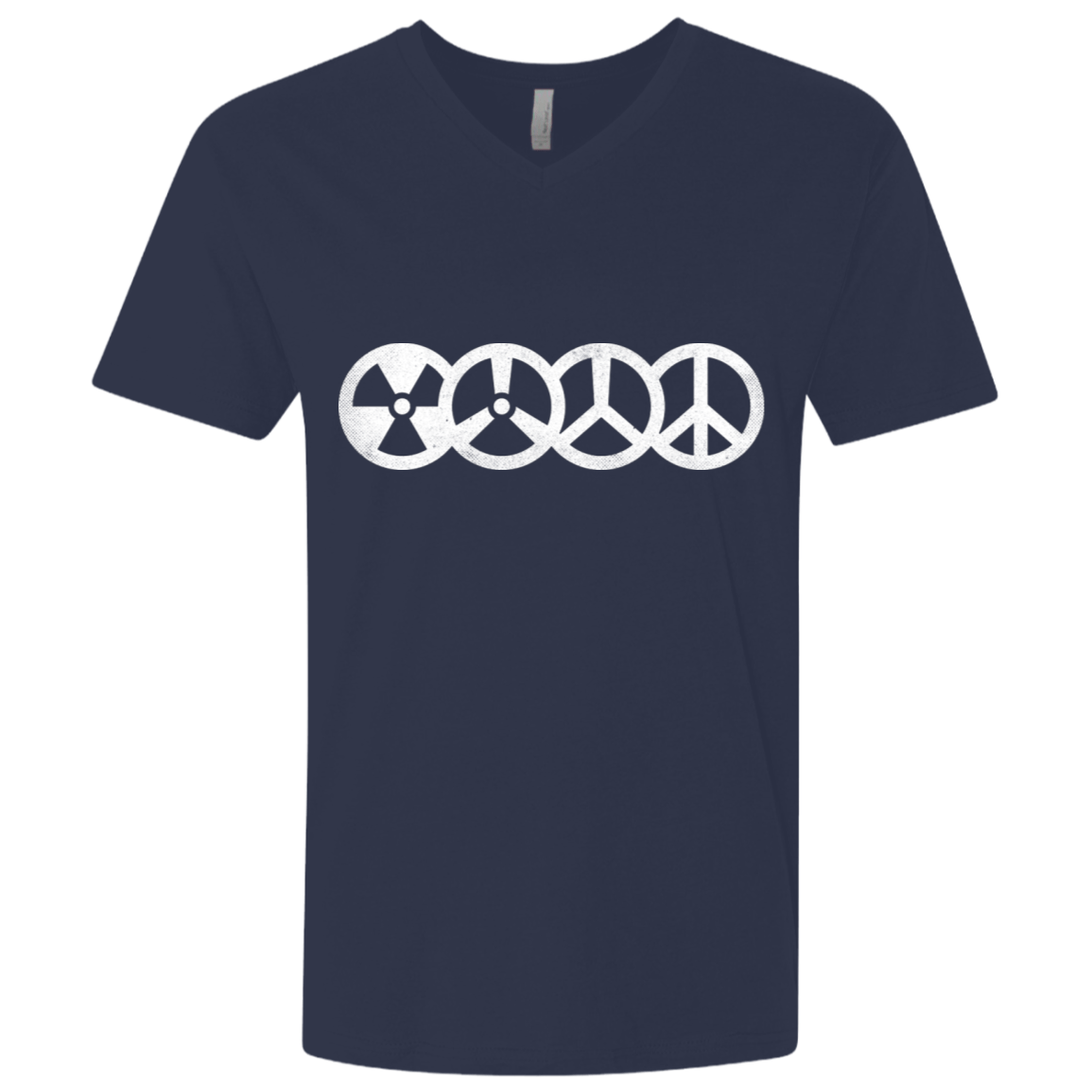 T-Shirts Midnight Navy / X-Small War and Peace Men's Premium V-Neck