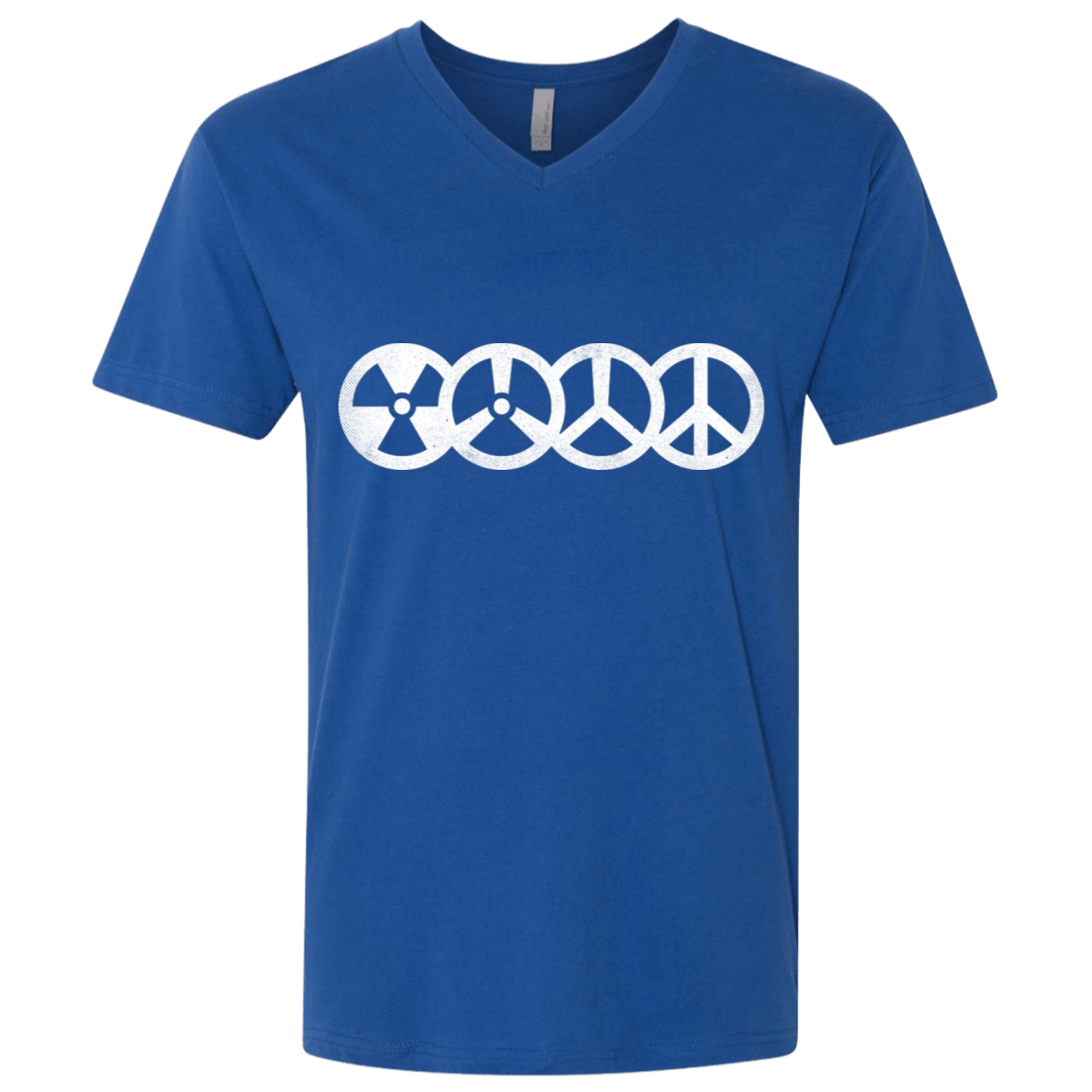 T-Shirts Royal / X-Small War and Peace Men's Premium V-Neck
