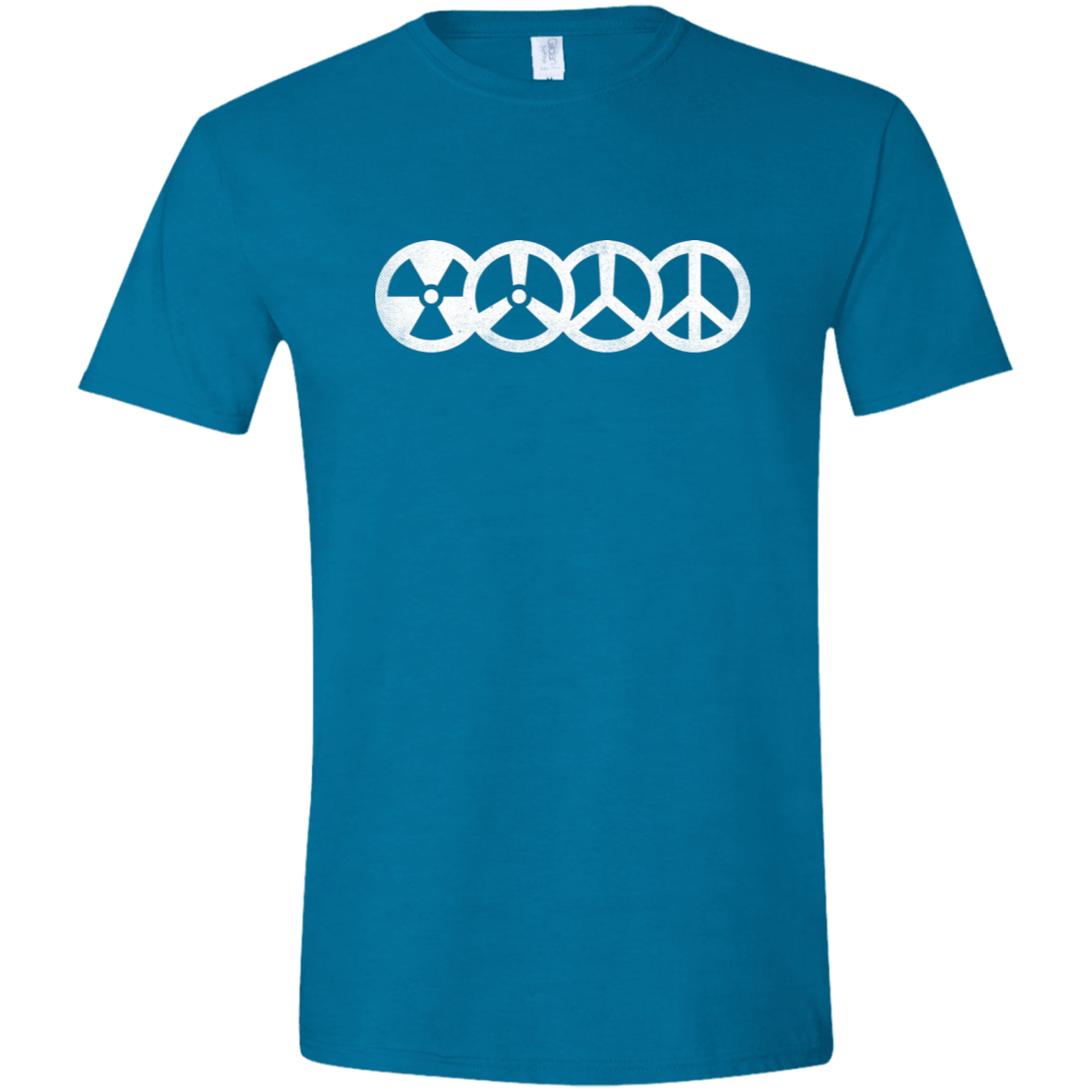 T-Shirts Antique Sapphire / S War and Peace Men's Semi-Fitted Softstyle