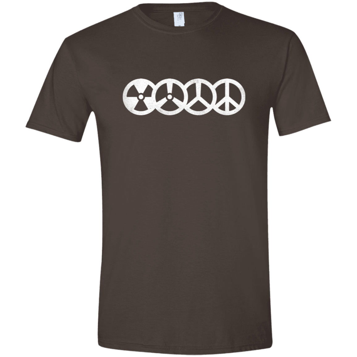 T-Shirts Dark Chocolate / S War and Peace Men's Semi-Fitted Softstyle