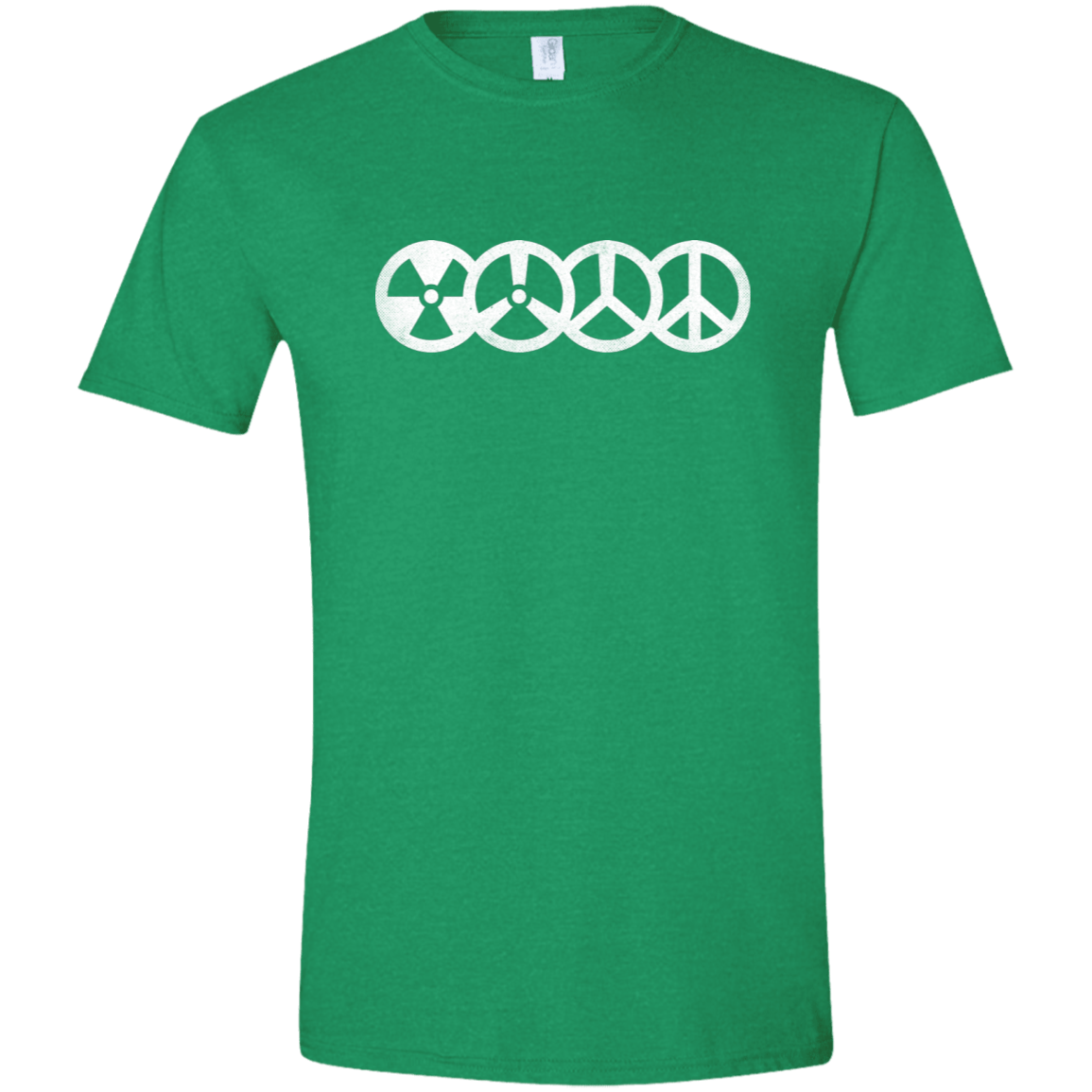 T-Shirts Heather Irish Green / S War and Peace Men's Semi-Fitted Softstyle