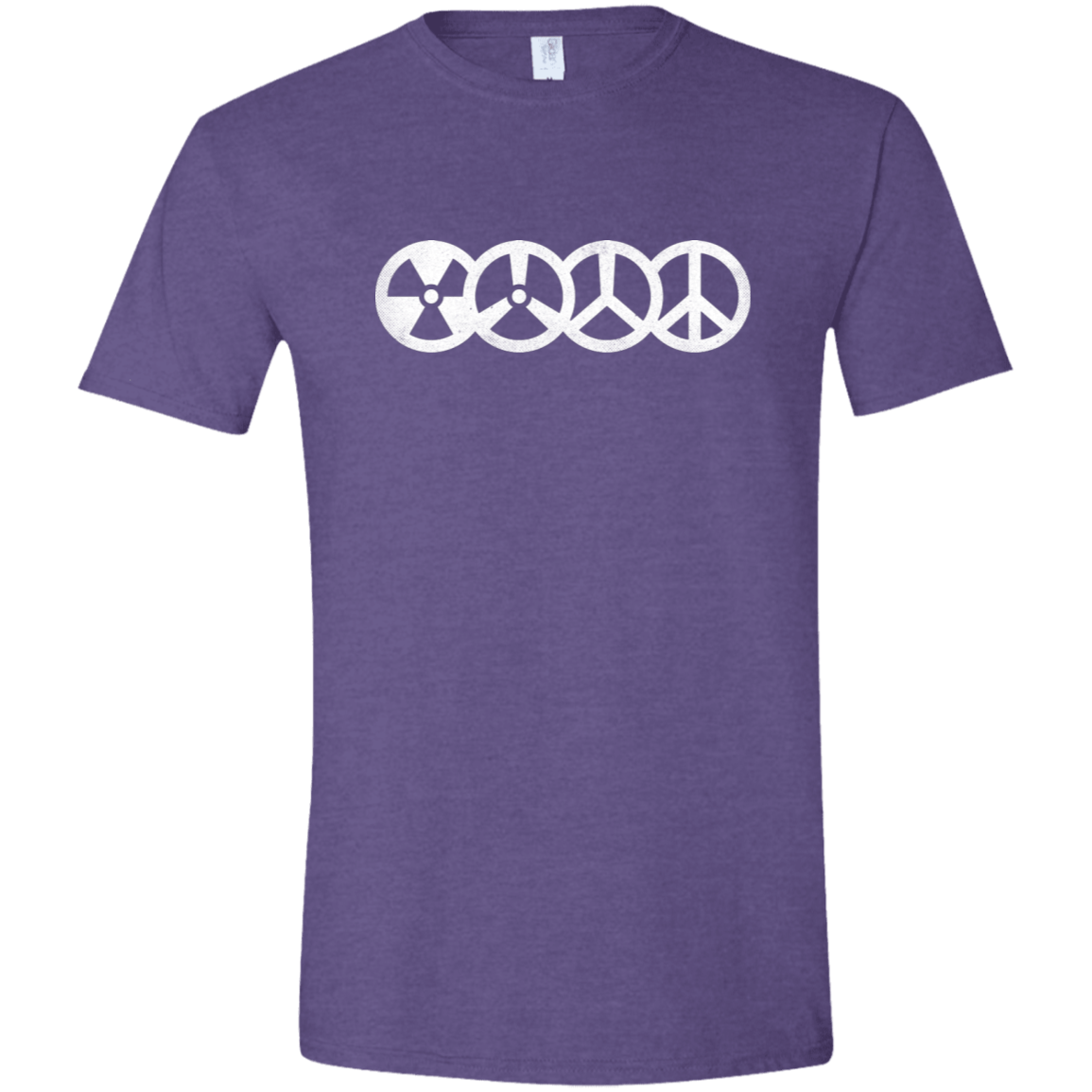 T-Shirts Heather Purple / S War and Peace Men's Semi-Fitted Softstyle