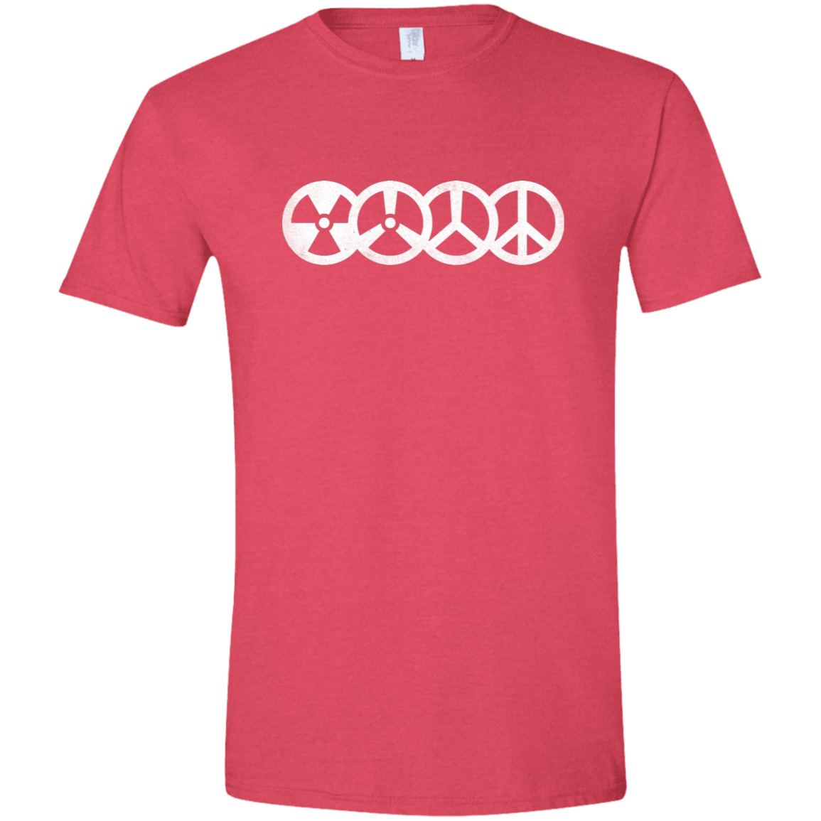 T-Shirts Heather Red / S War and Peace Men's Semi-Fitted Softstyle