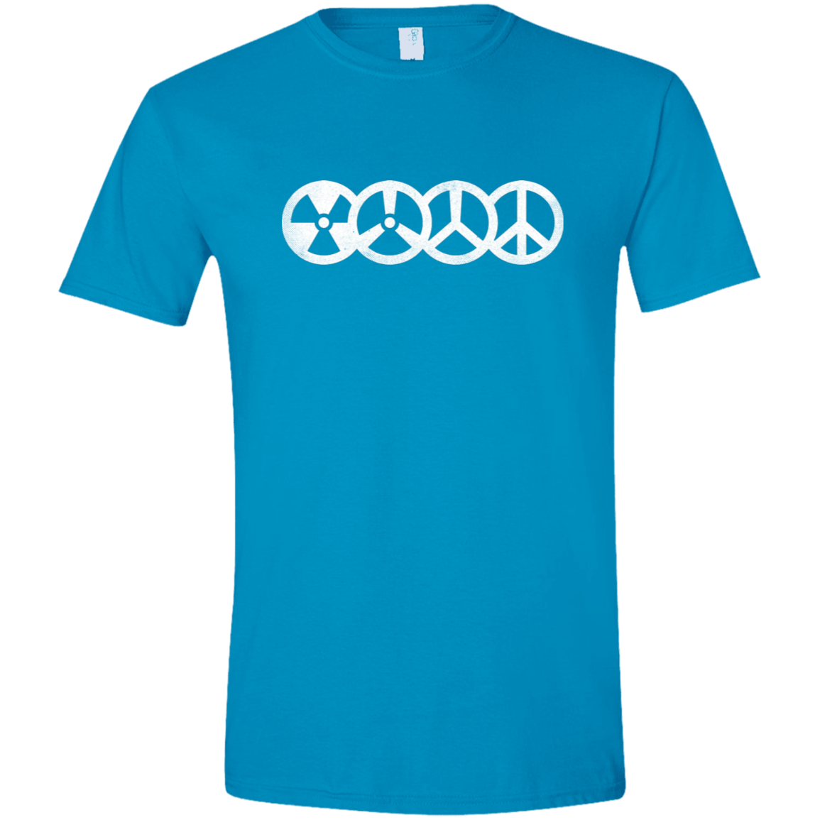 T-Shirts Sapphire / S War and Peace Men's Semi-Fitted Softstyle