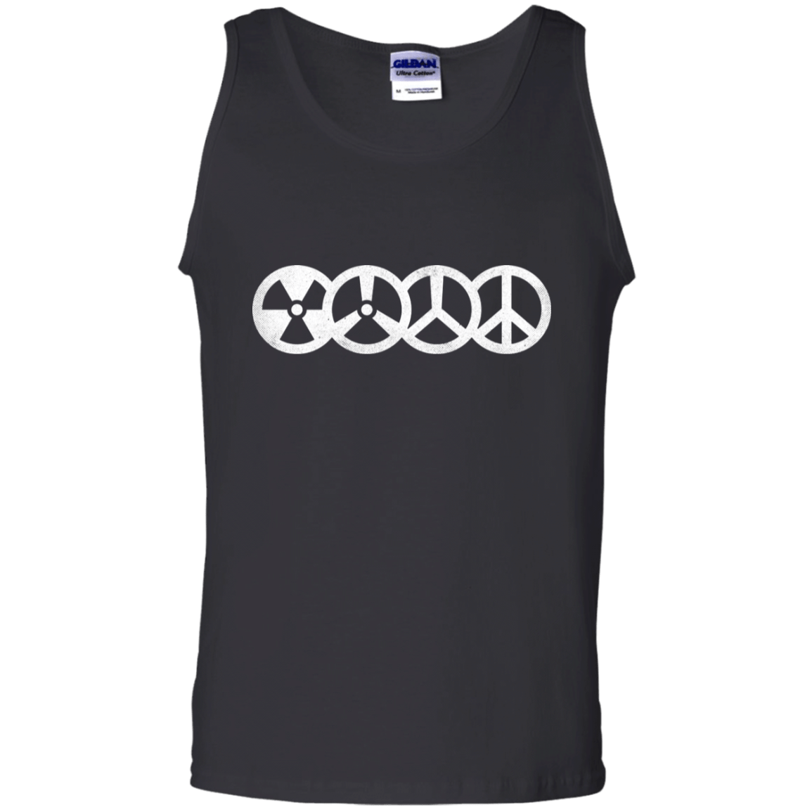 T-Shirts Black / S War and Peace Men's Tank Top