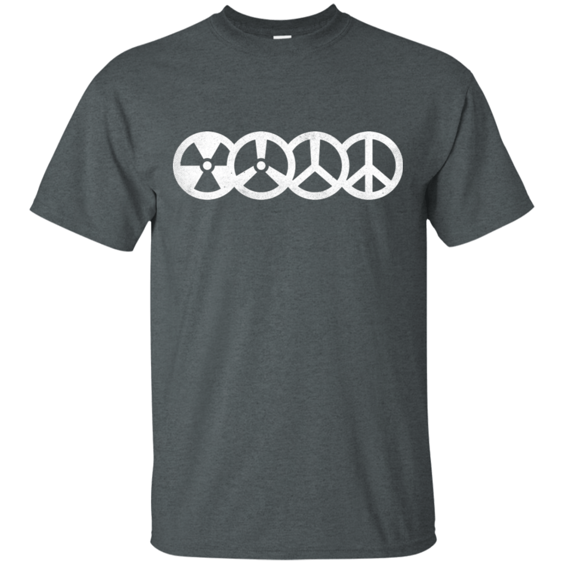 T-Shirts Dark Heather / S War and Peace T-Shirt