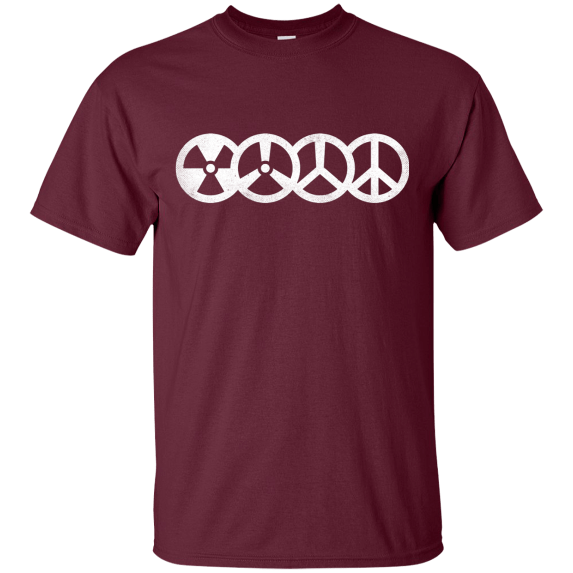 T-Shirts Maroon / S War and Peace T-Shirt