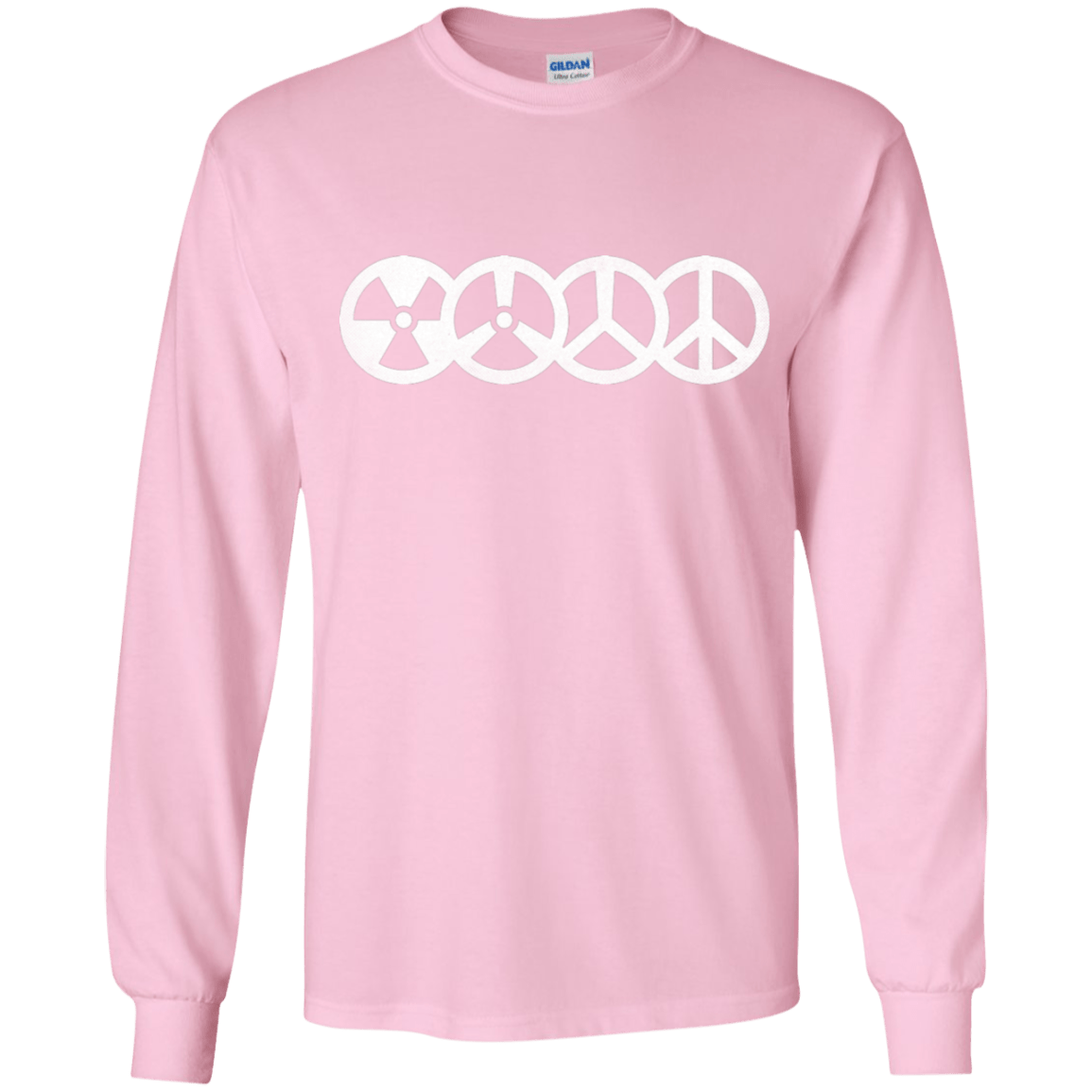 T-Shirts Light Pink / YS War and Peace Youth Long Sleeve T-Shirt