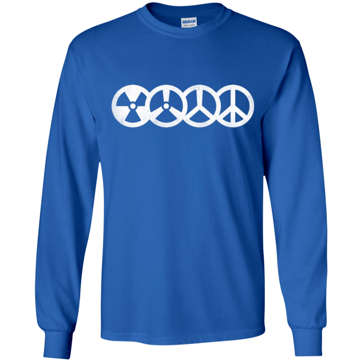 T-Shirts Royal / YS War and Peace Youth Long Sleeve T-Shirt