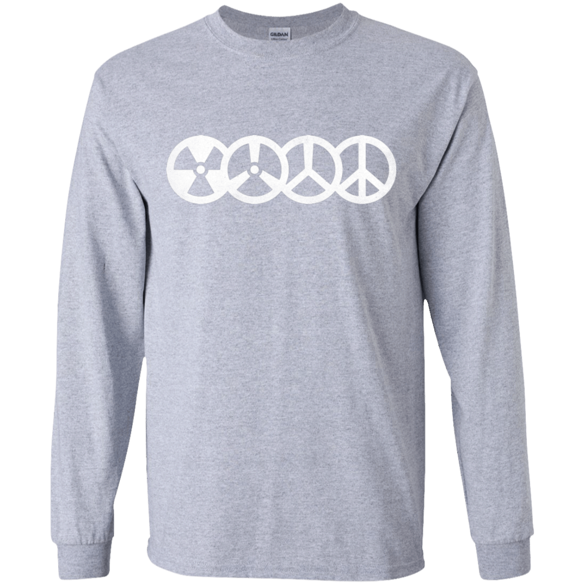 T-Shirts Sport Grey / YS War and Peace Youth Long Sleeve T-Shirt