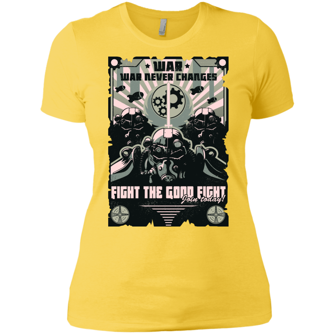 T-Shirts Vibrant Yellow / X-Small War Never Changes Women's Premium T-Shirt