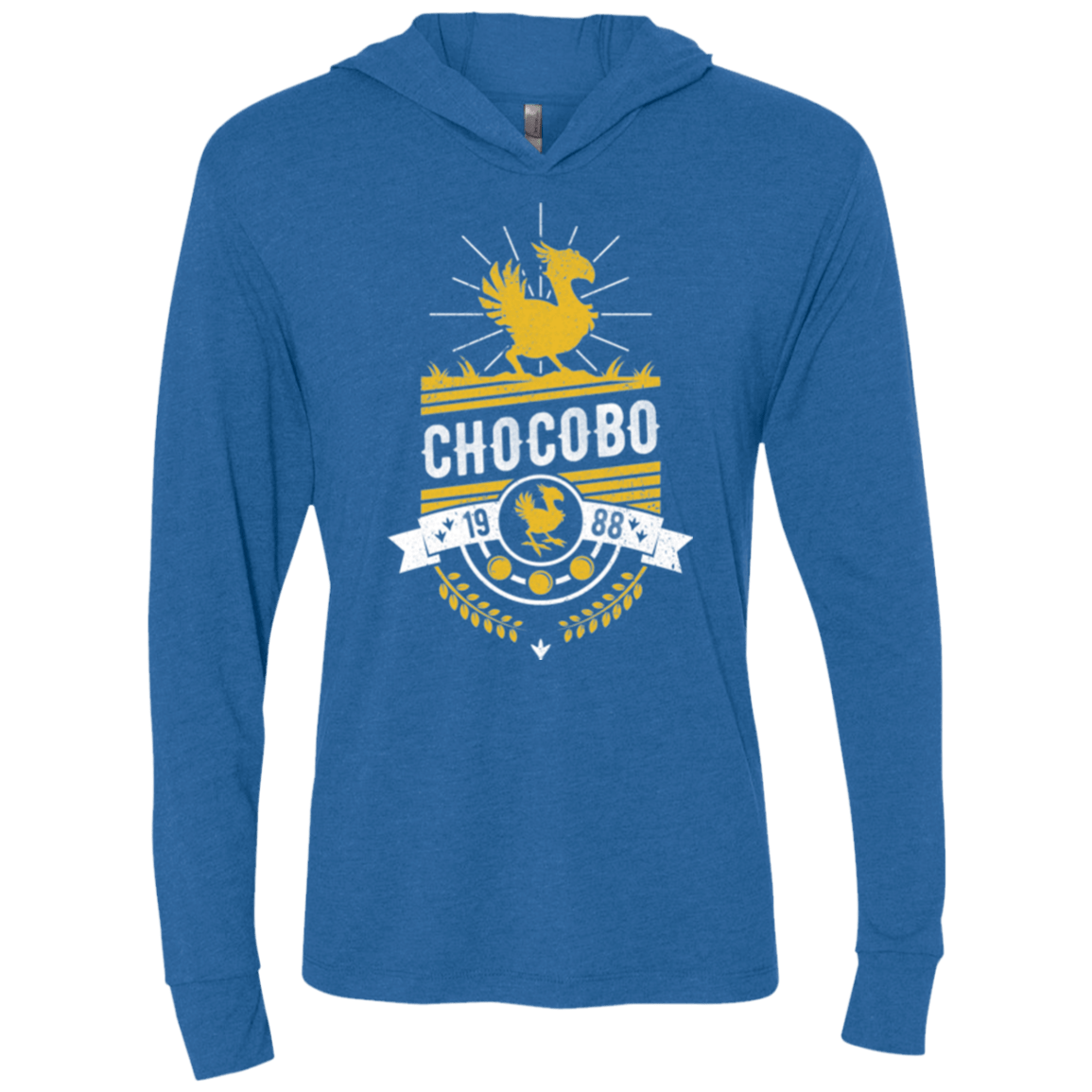 T-Shirts Vintage Royal / X-Small Wark Triblend Long Sleeve Hoodie Tee