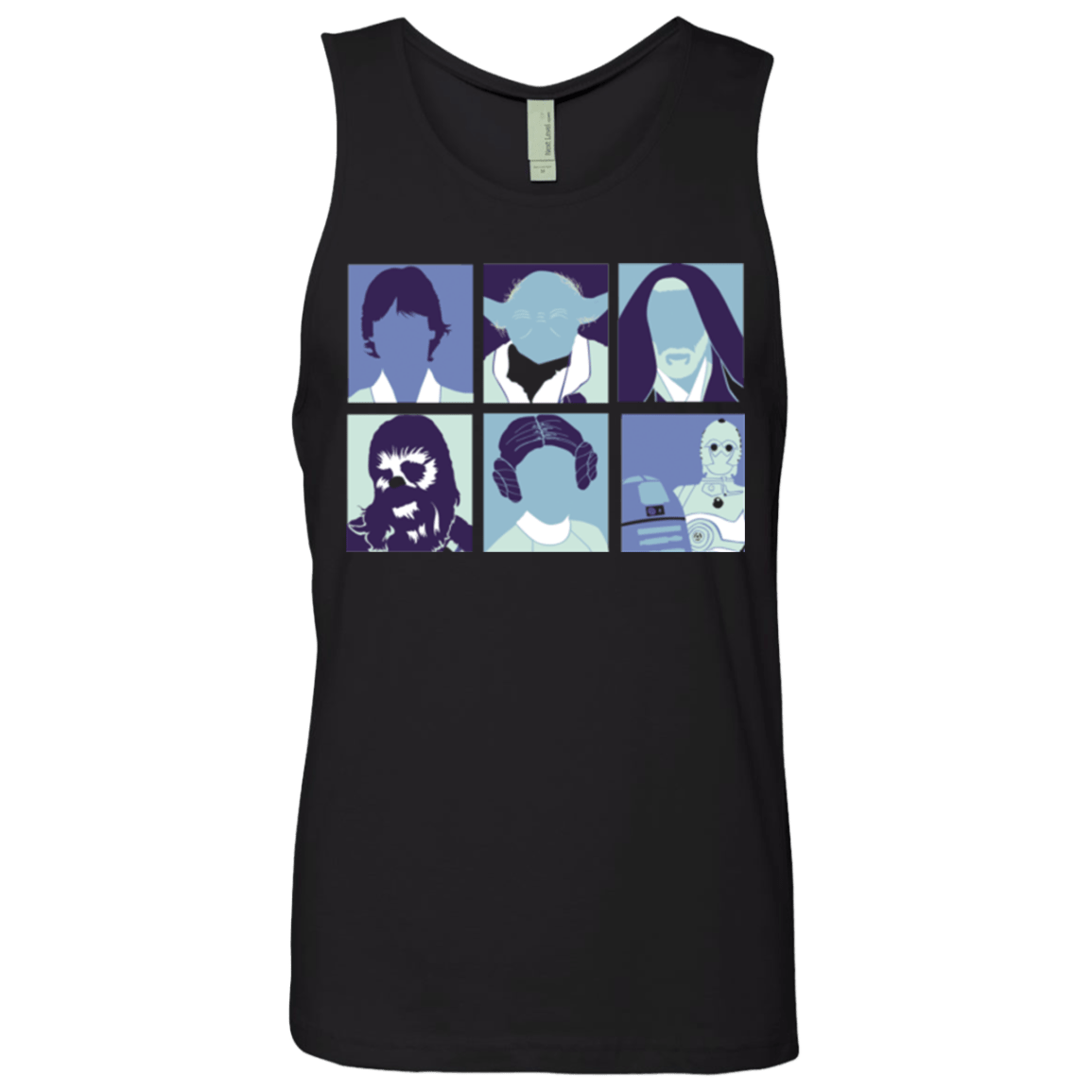 T-Shirts Black / Small Wars pop Men's Premium Tank Top