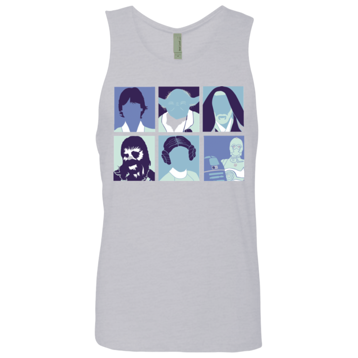 T-Shirts Heather Grey / Small Wars pop Men's Premium Tank Top