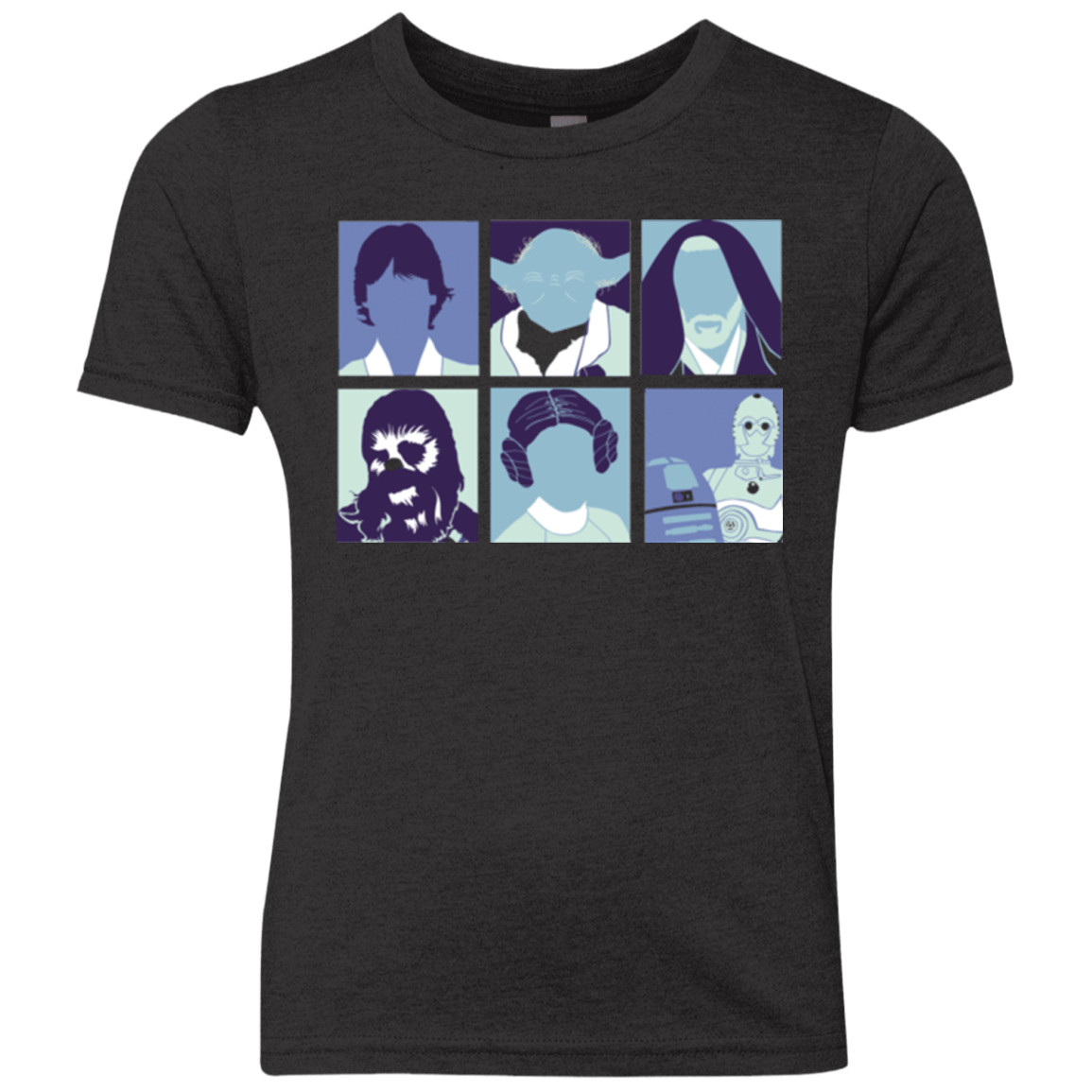 T-Shirts Vintage Black / YXS Wars pop Youth Triblend T-Shirt