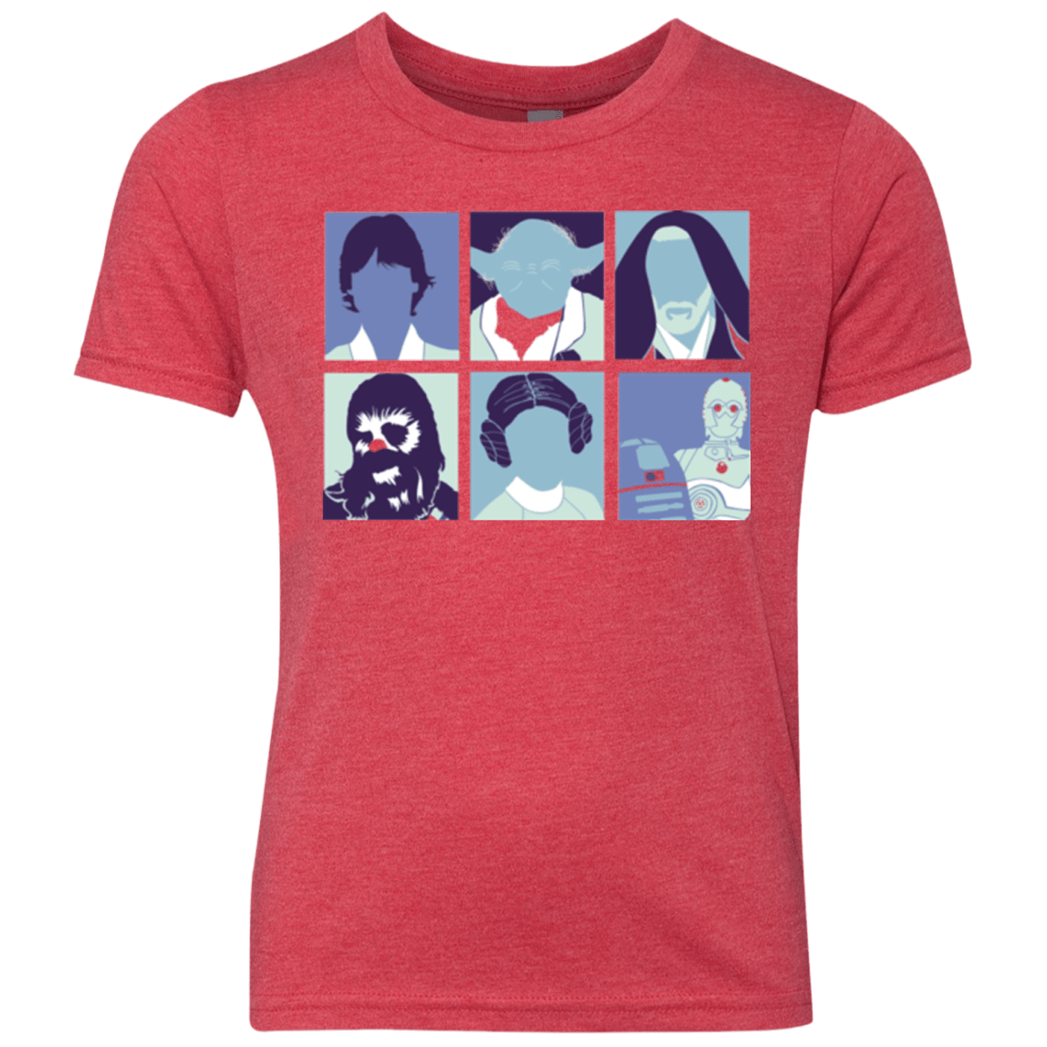 T-Shirts Vintage Red / YXS Wars pop Youth Triblend T-Shirt