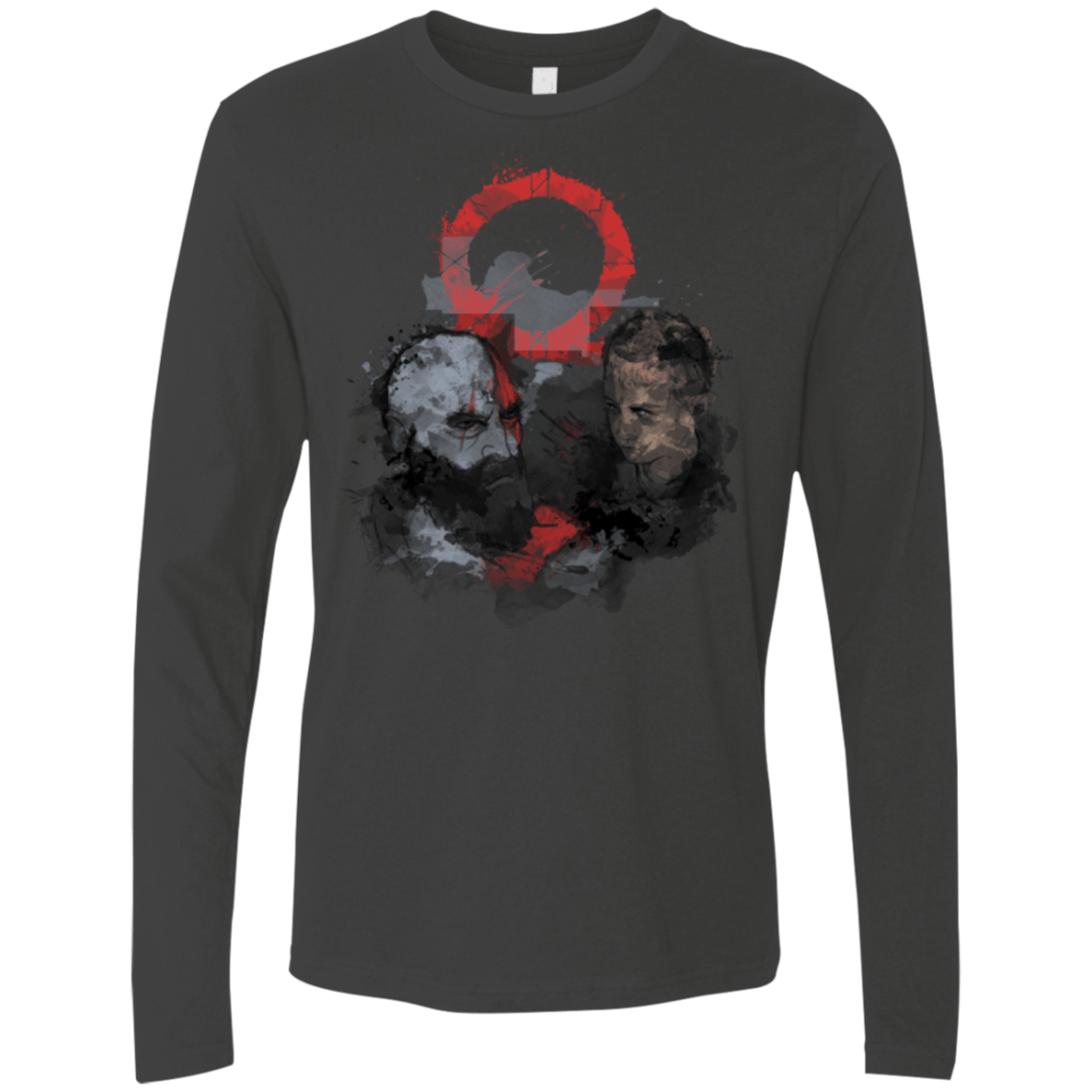 T-Shirts Heavy Metal / S WARTER COLOR Men's Premium Long Sleeve