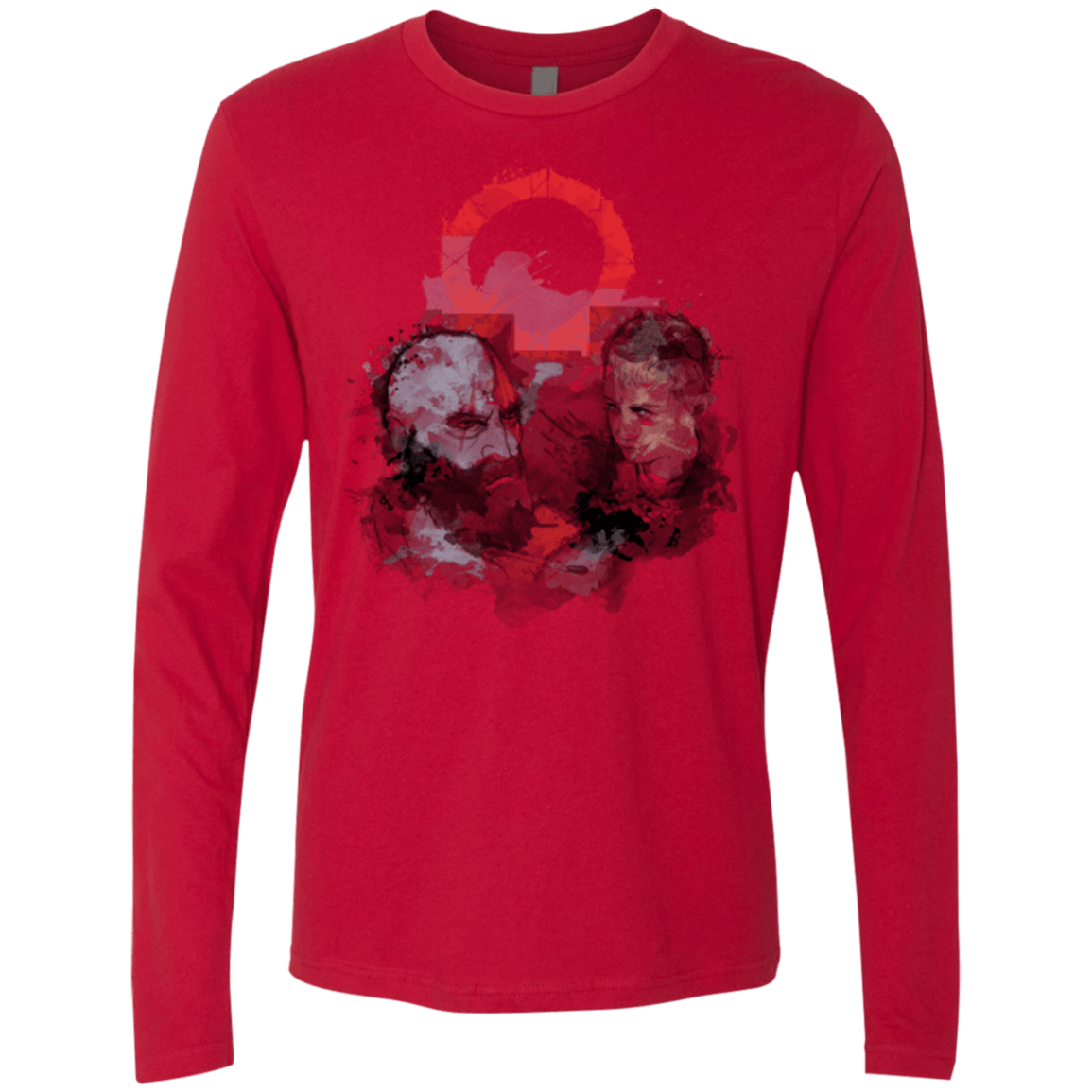 T-Shirts Red / S WARTER COLOR Men's Premium Long Sleeve