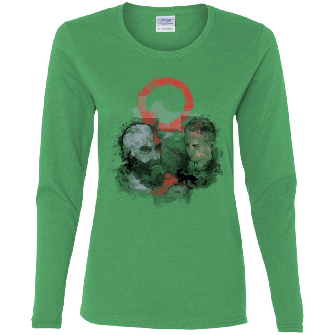 T-Shirts Irish Green / S WARTER COLOR Women's Long Sleeve T-Shirt