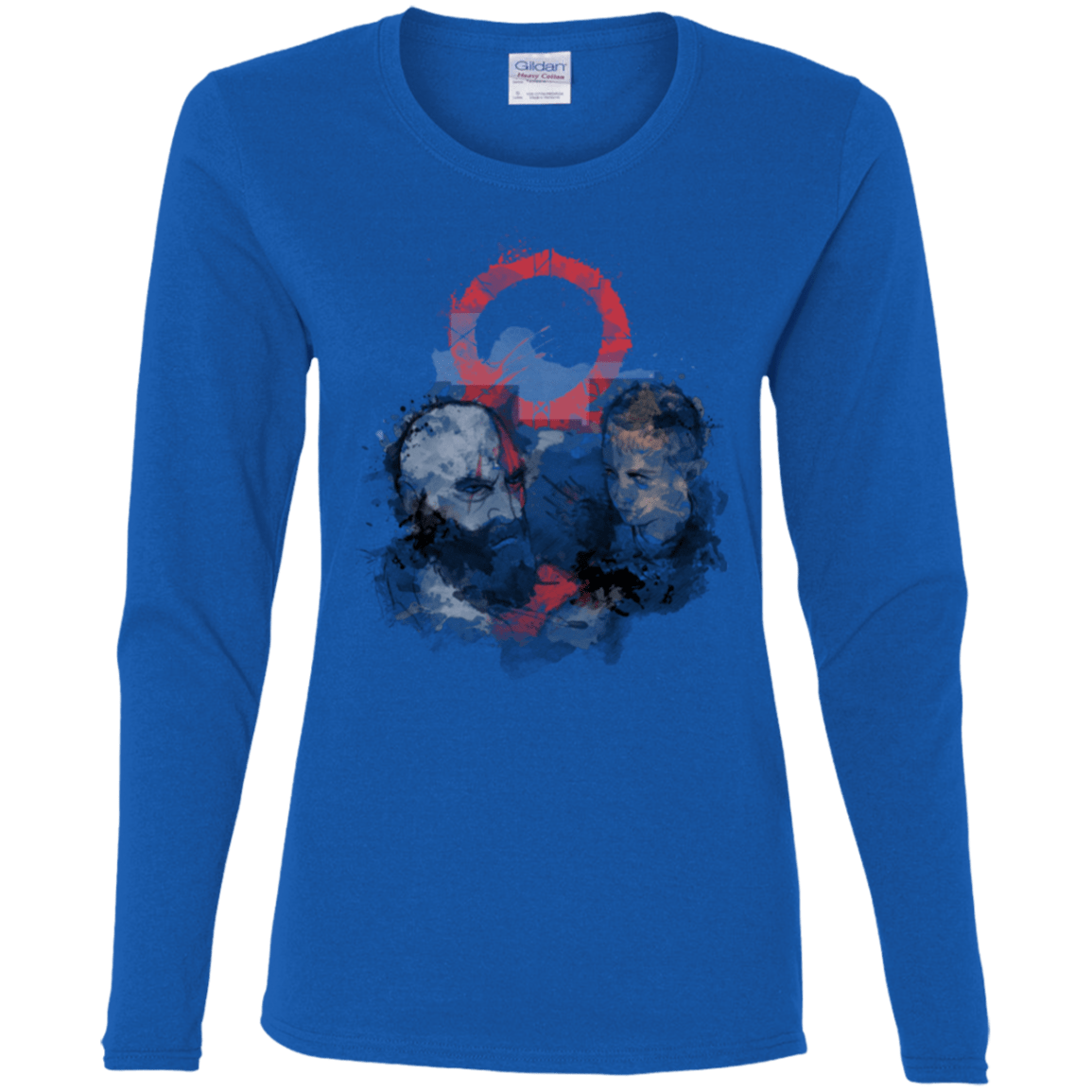 T-Shirts Royal / S WARTER COLOR Women's Long Sleeve T-Shirt