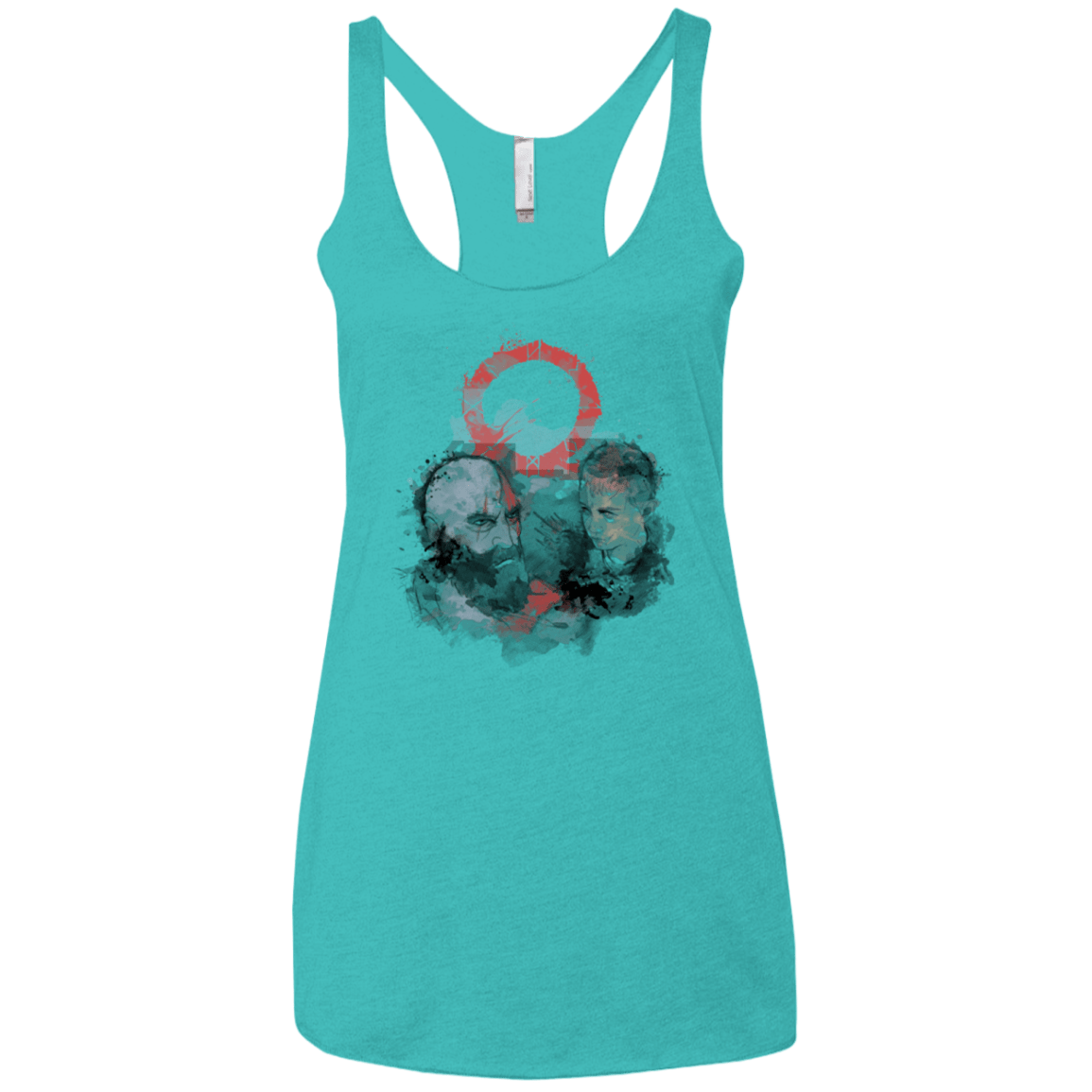 T-Shirts WARTER COLOR Women's Triblend Racerback Tank