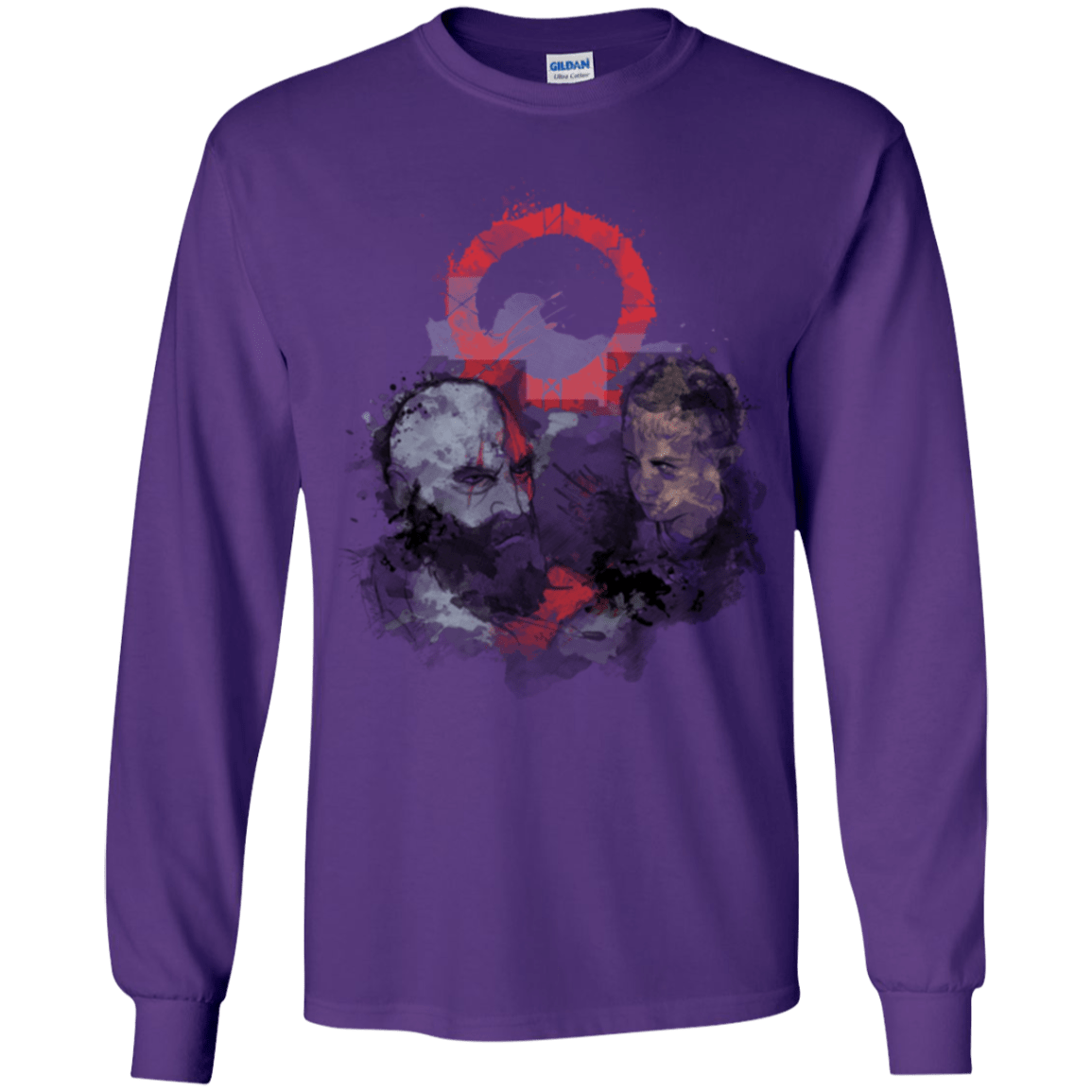 T-Shirts Purple / YS WARTER COLOR Youth Long Sleeve T-Shirt