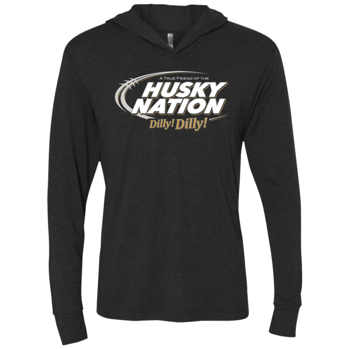 T-Shirts Vintage Black / X-Small Washington Dilly Dilly Triblend Long Sleeve Hoodie Tee