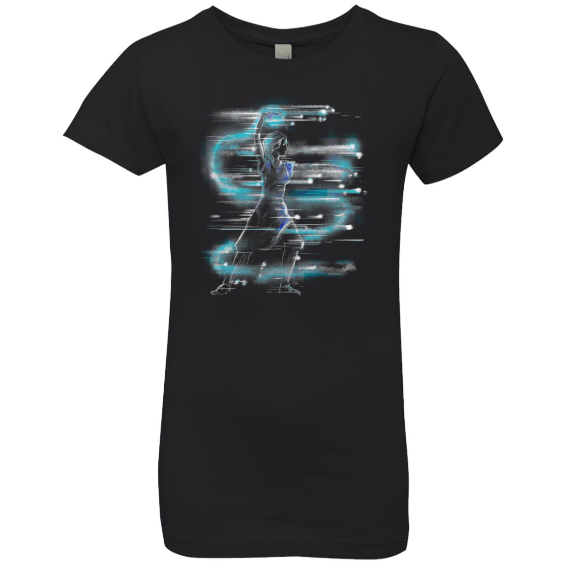 T-Shirts Black / YXS Water Dance Girls Premium T-Shirt