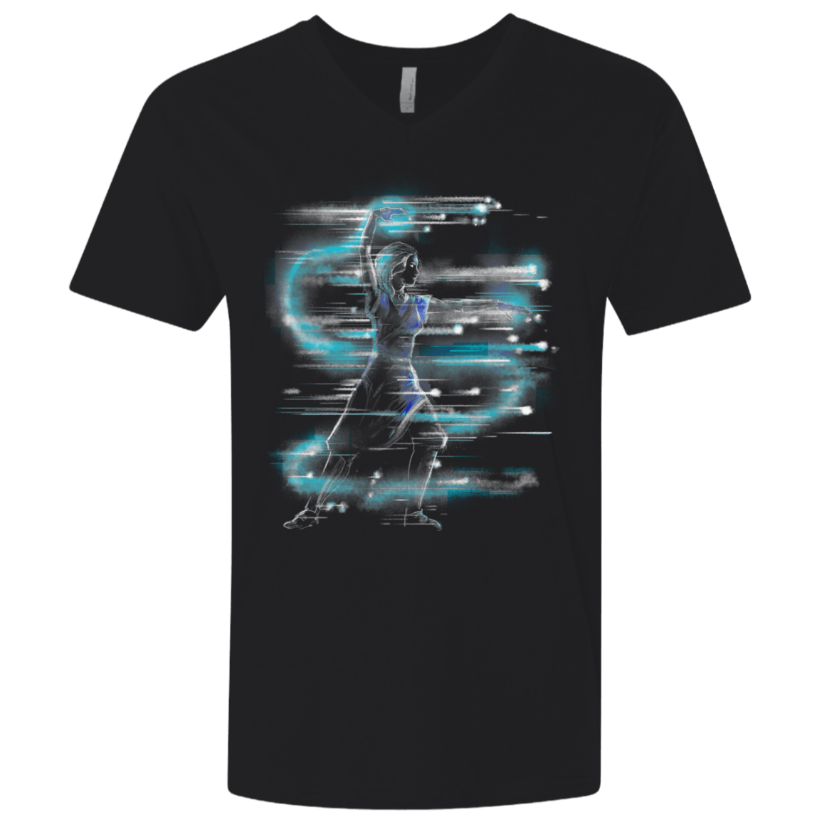 T-Shirts Black / X-Small Water Dance Men's Premium V-Neck