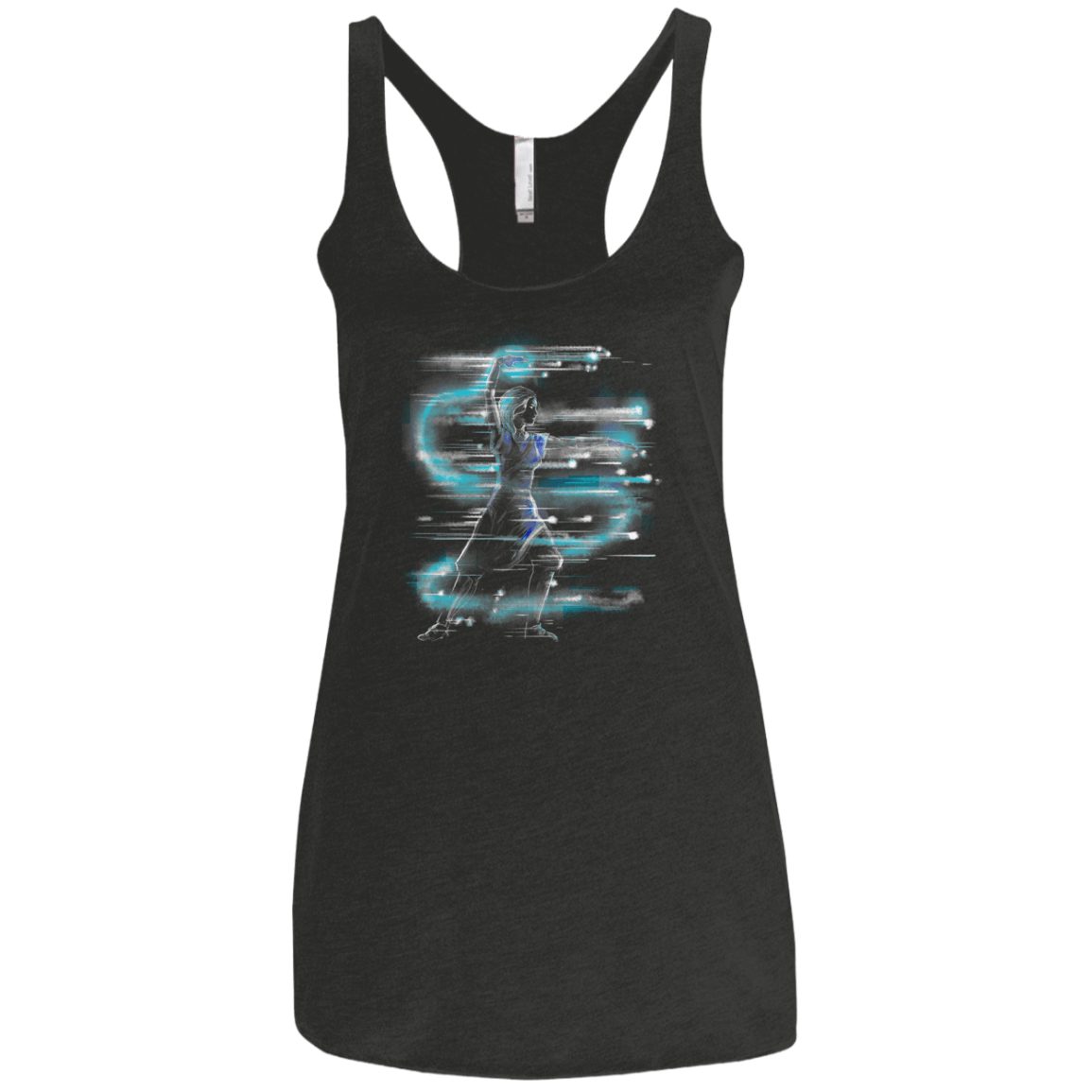 T-Shirts Vintage Black / X-Small Water Dance Women's Triblend Racerback Tank