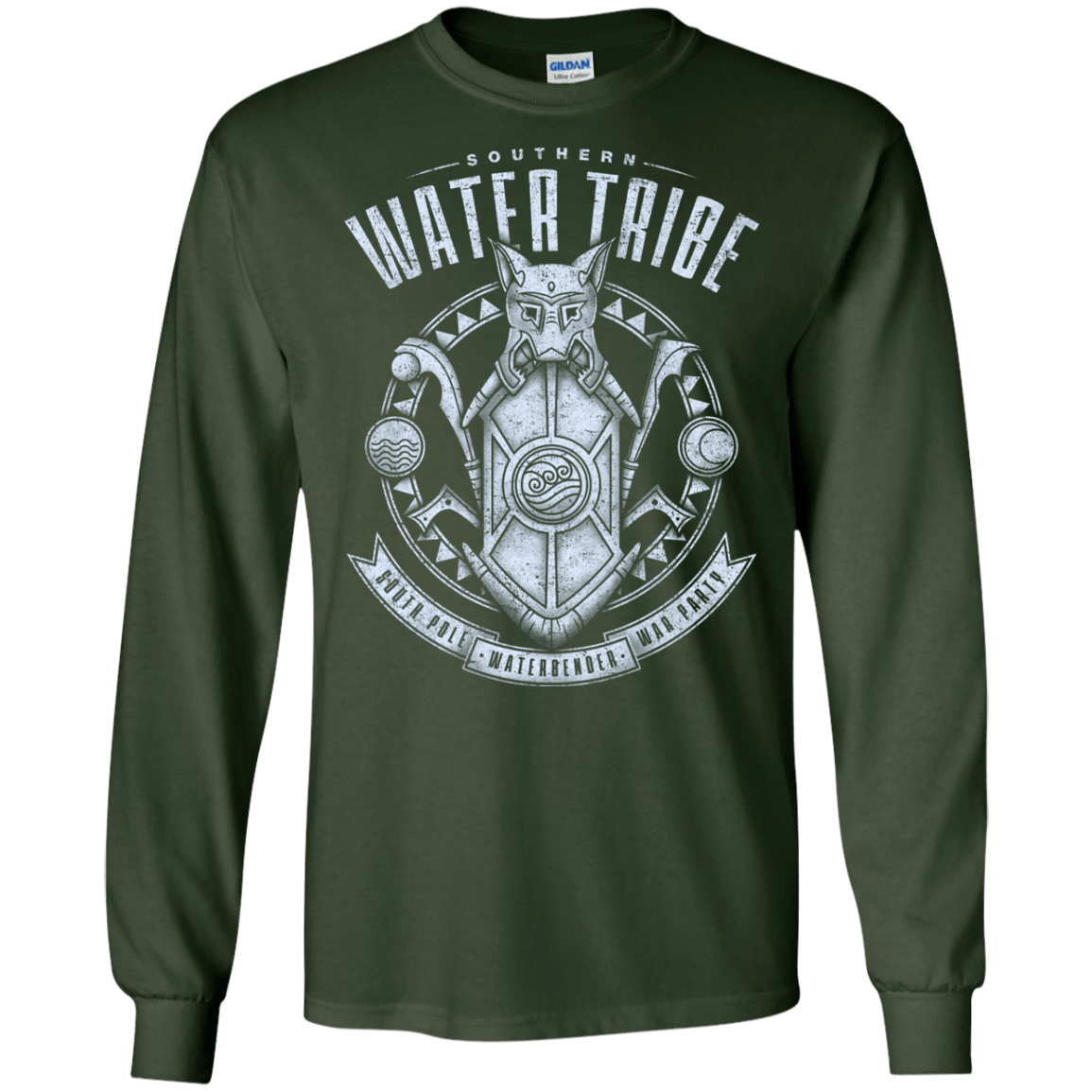 T-Shirts Forest Green / S Water is Benevolent Men's Long Sleeve T-Shirt