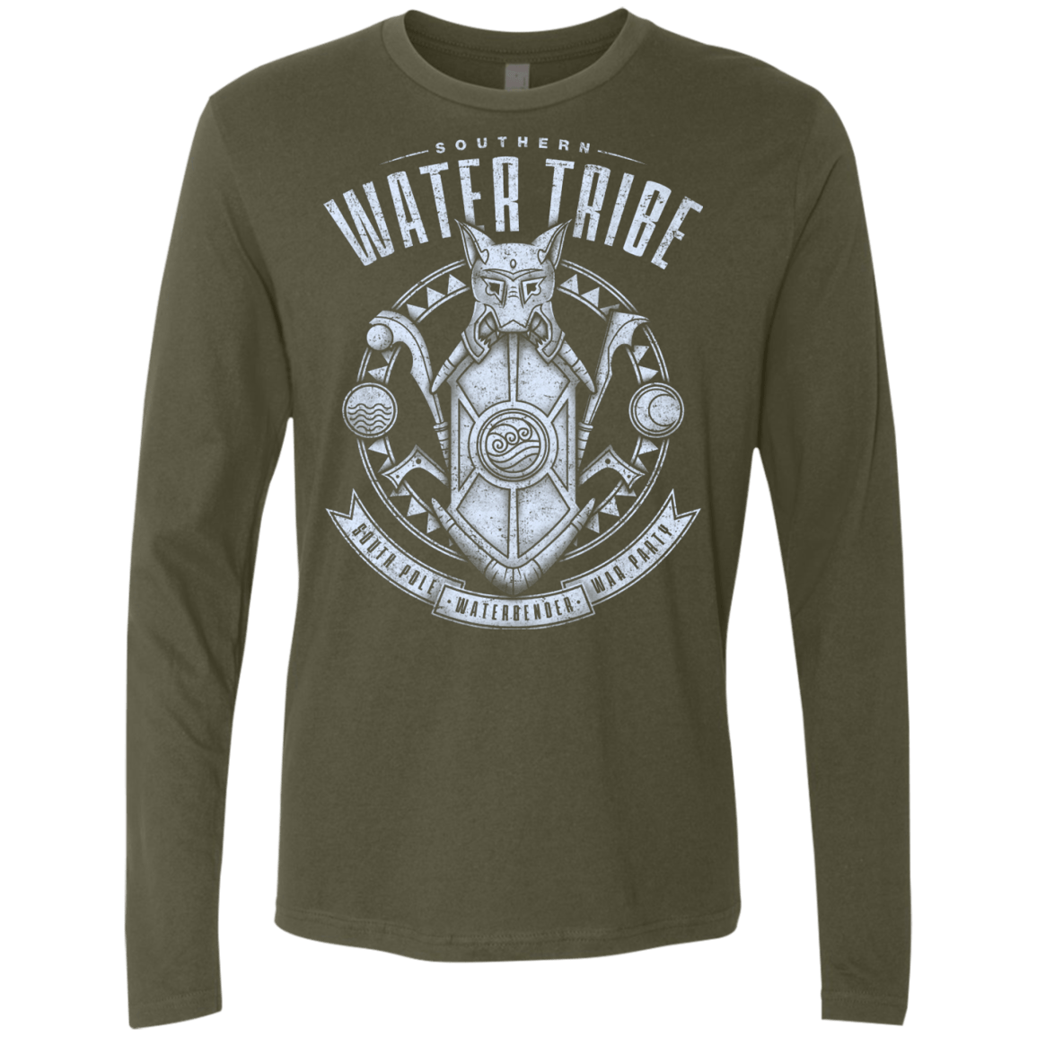 T-Shirts Military Green / S Water is Benevolent Men's Premium Long Sleeve