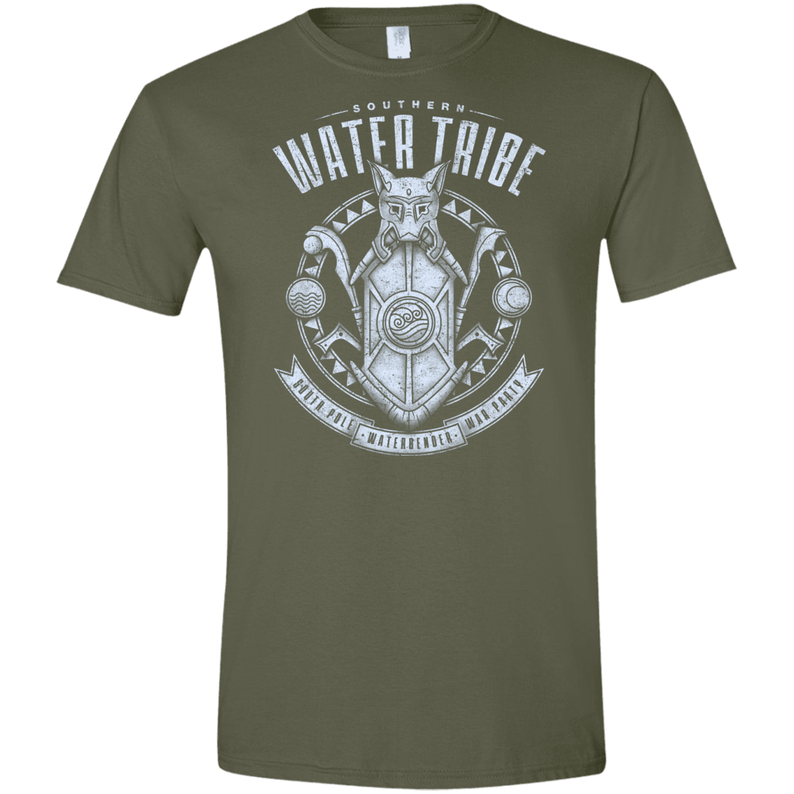 T-Shirts Military Green / S Water is Benevolent Men's Semi-Fitted Softstyle