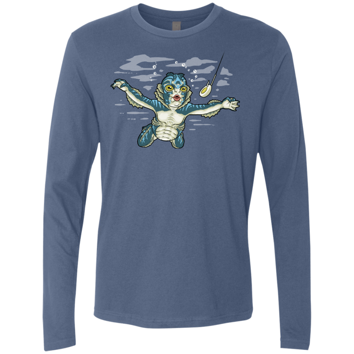 T-Shirts Indigo / S Watermind Men's Premium Long Sleeve