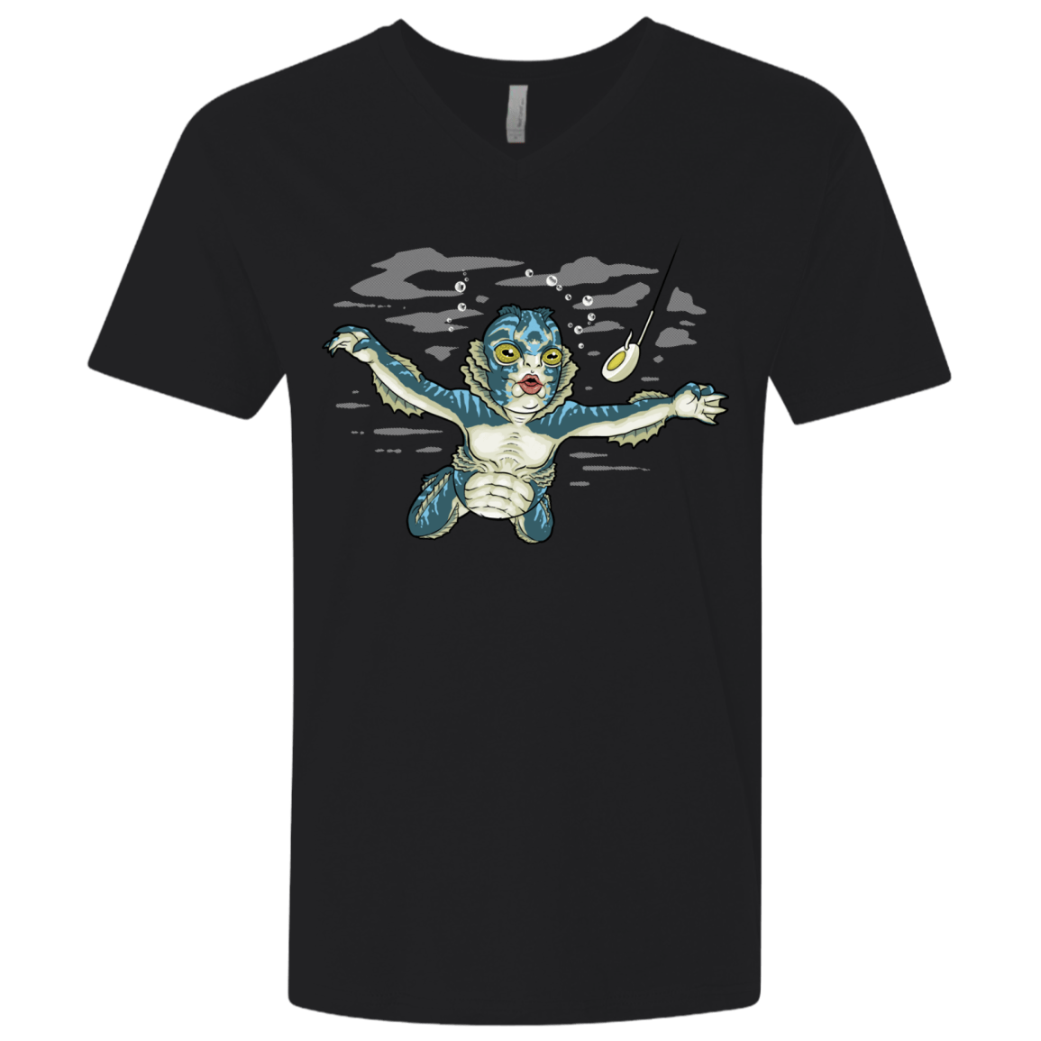 T-Shirts Black / X-Small Watermind Men's Premium V-Neck